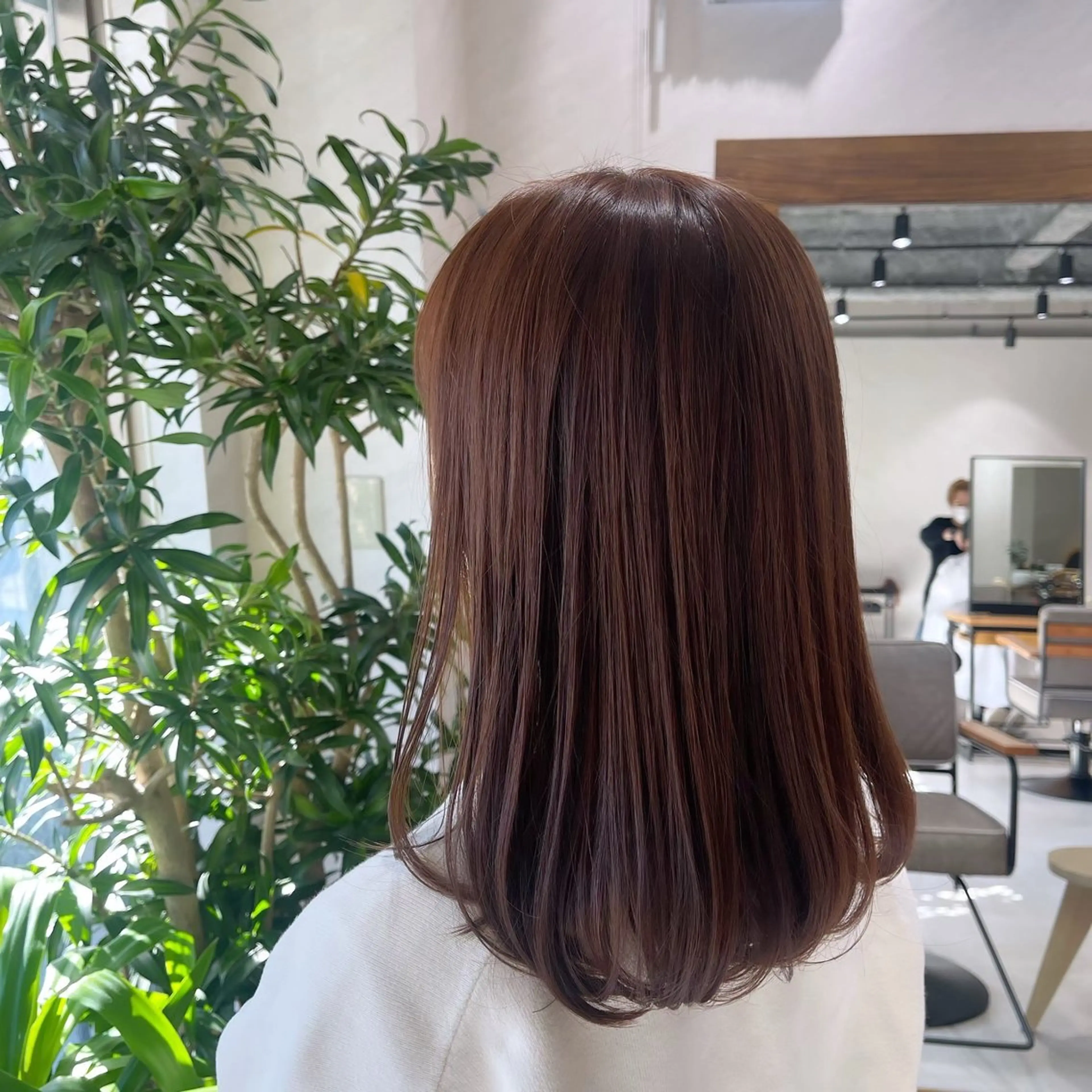 セミロング カラー 💎透明感カラー /似合わせカット💎のヘアスタイル