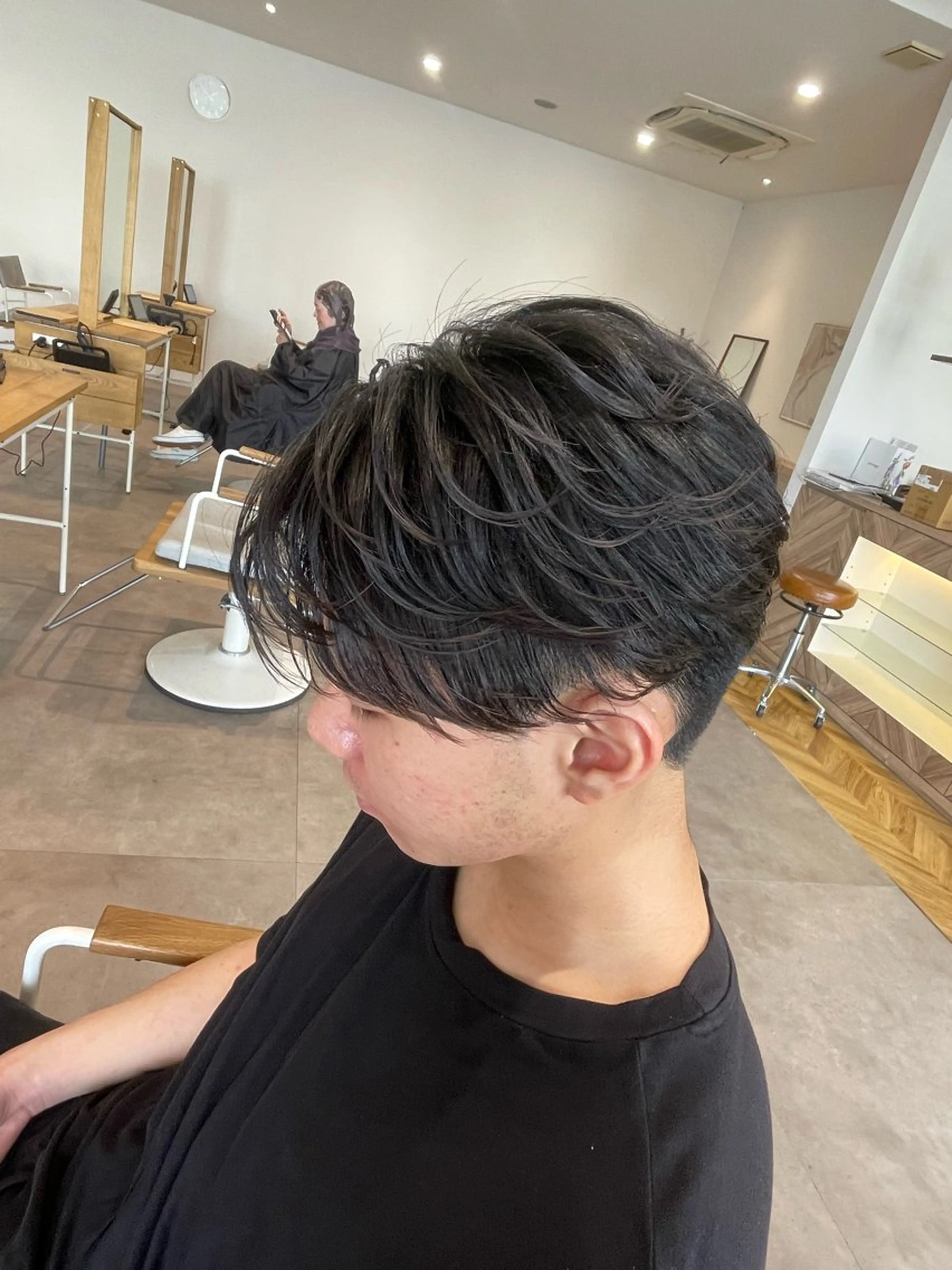 パーマ メンズ 樋口 令惟のヘアスタイル