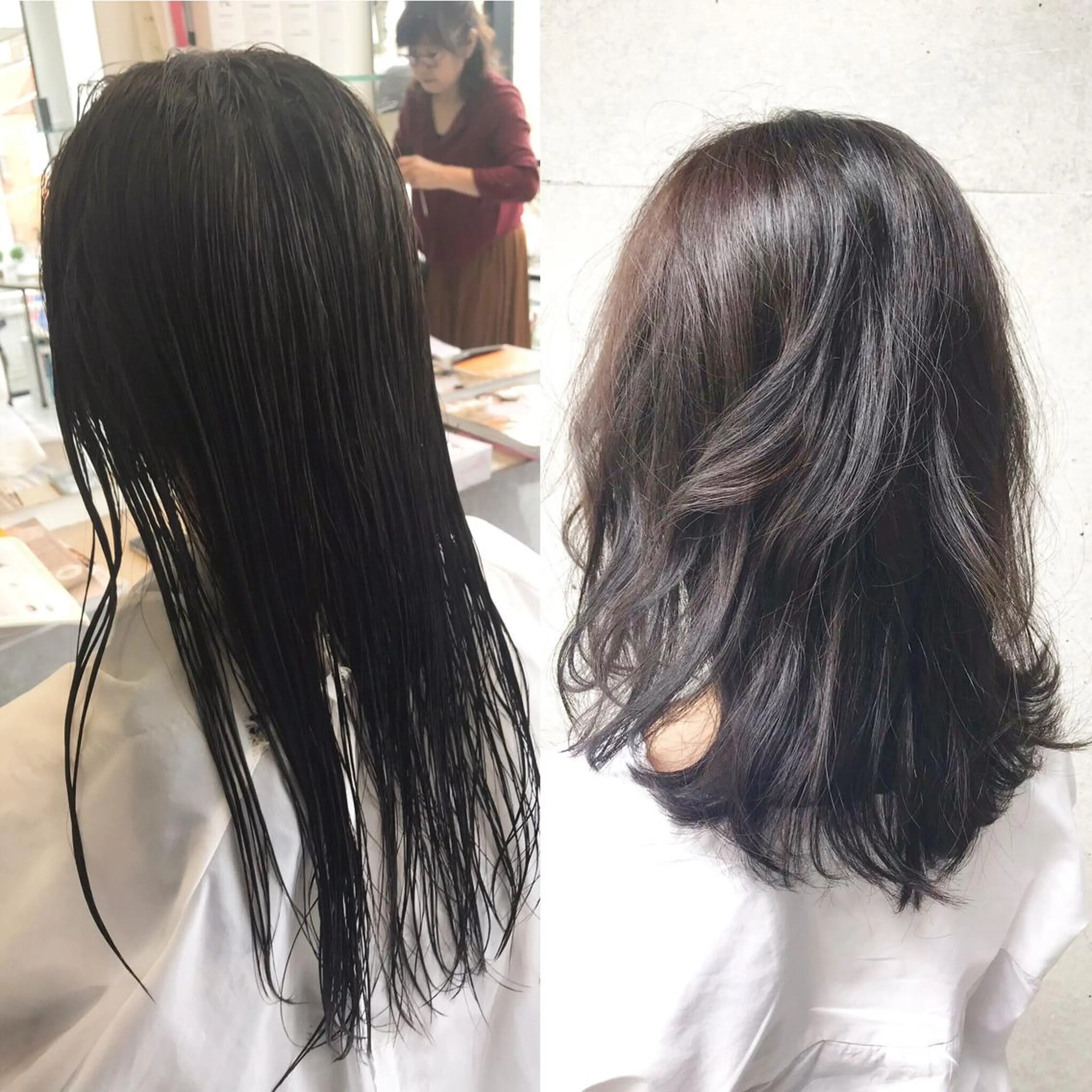 ミディアム カラー 大木 拓瑞のヘアスタイル