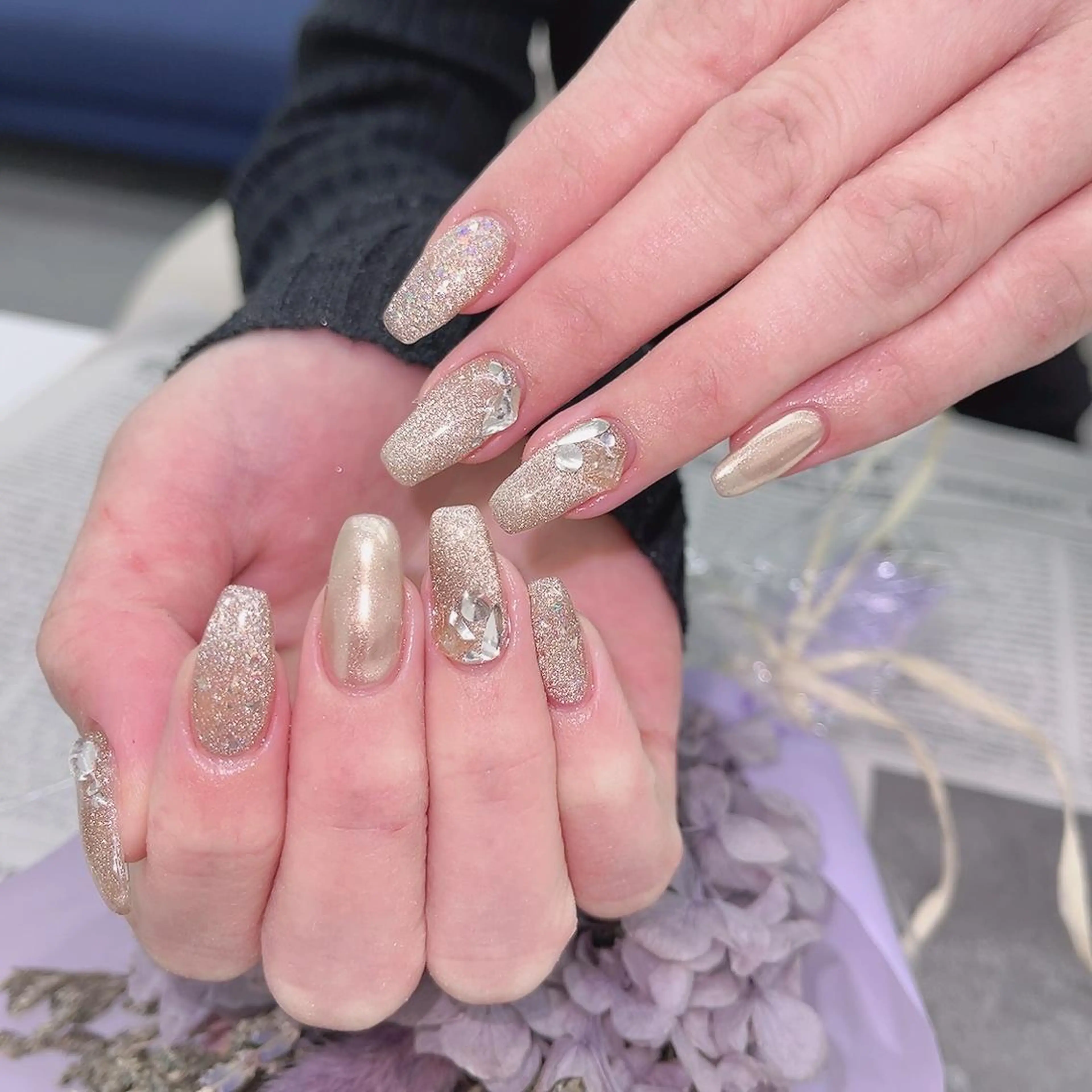 ネイル 🦋ネイルサロン ブラン🌈ゆりのネイルデザイン