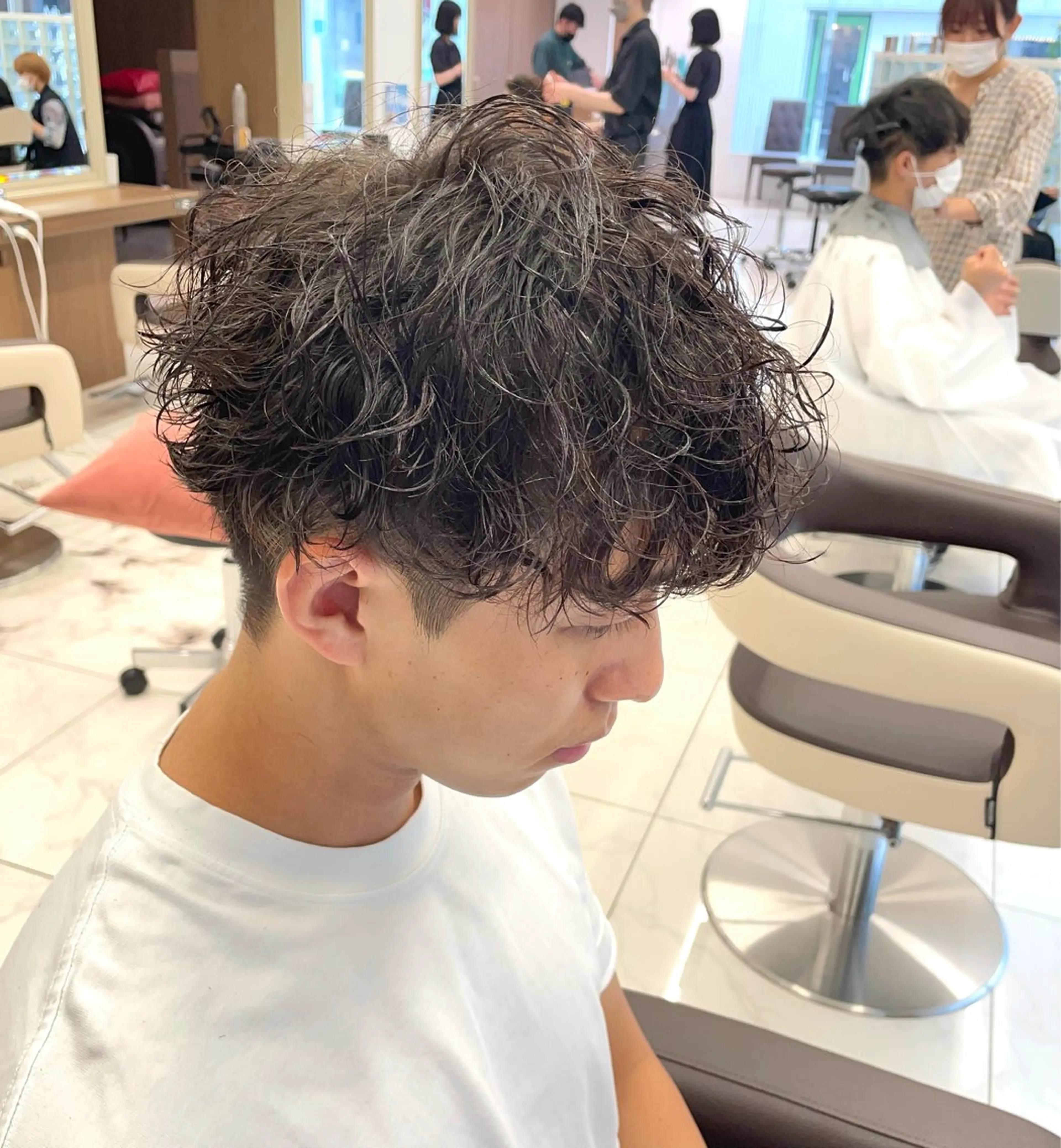 ショート パーマ メンズ 【メンズ特化】 池田大成✂︎のヘアスタイル