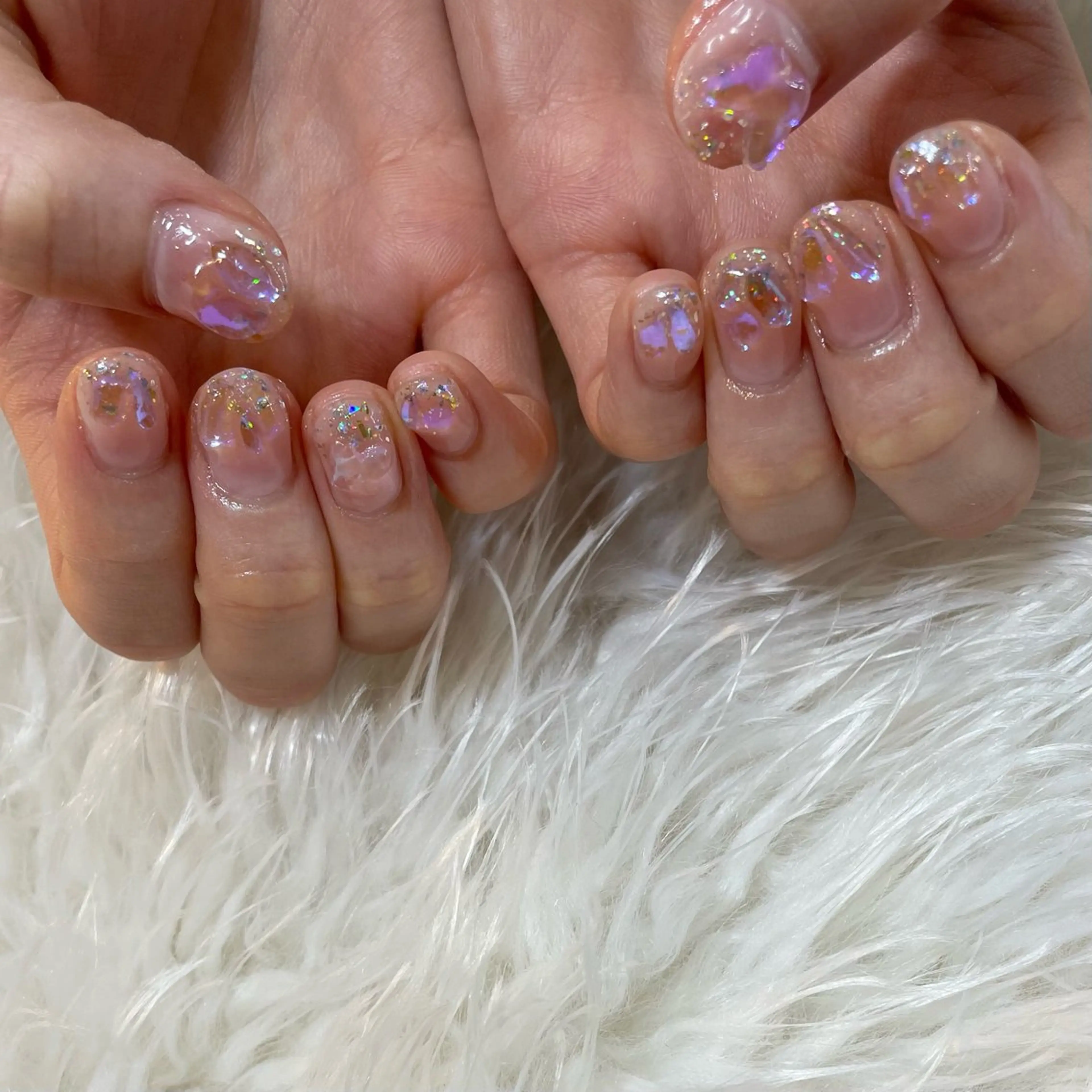 ネイル 氷ネイル・うるうるネイル Nail Salon Gummi.のネイルデザイン