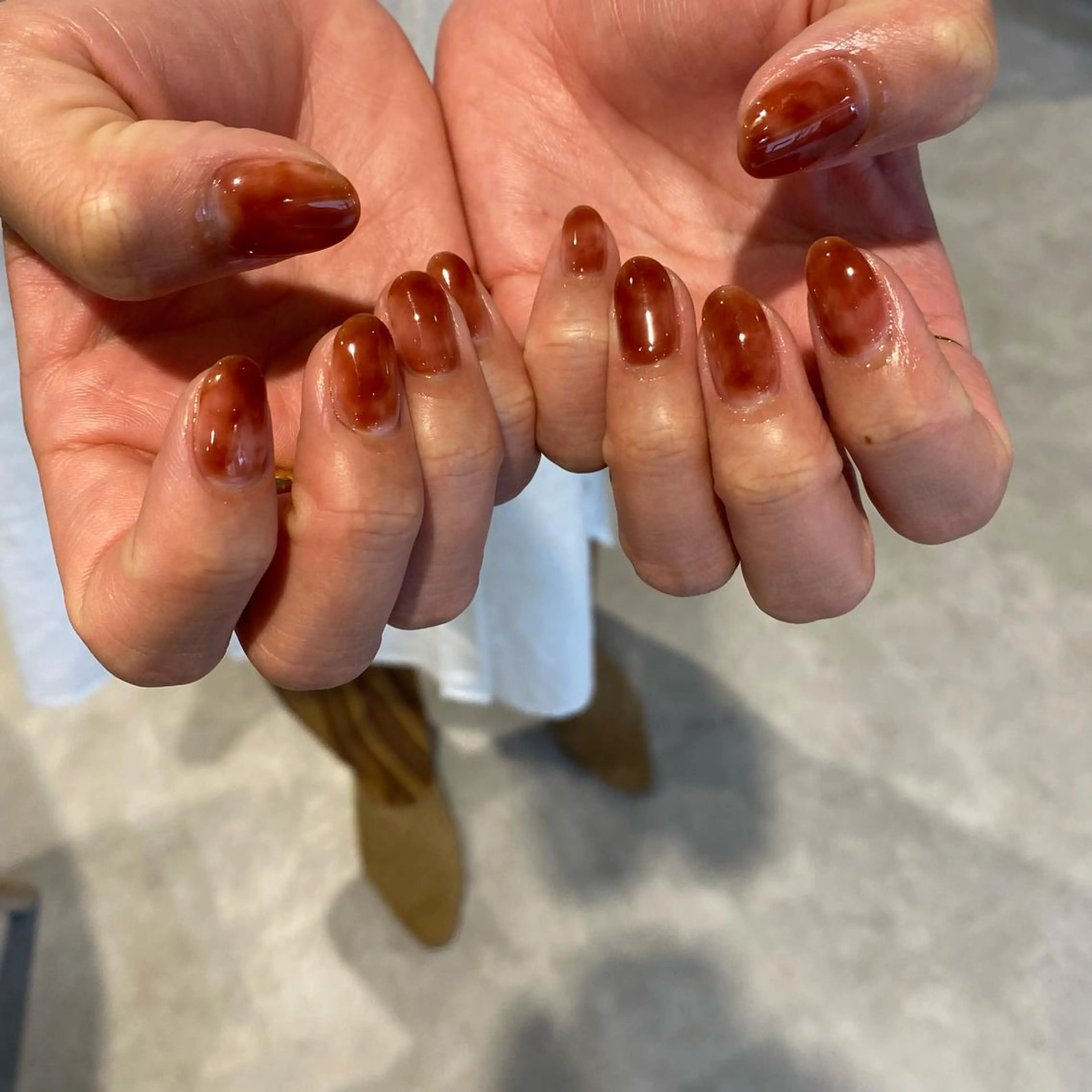 ネイル ニュアンスネイル ハンドネイル RINO AMANE nailのネイルデザイン