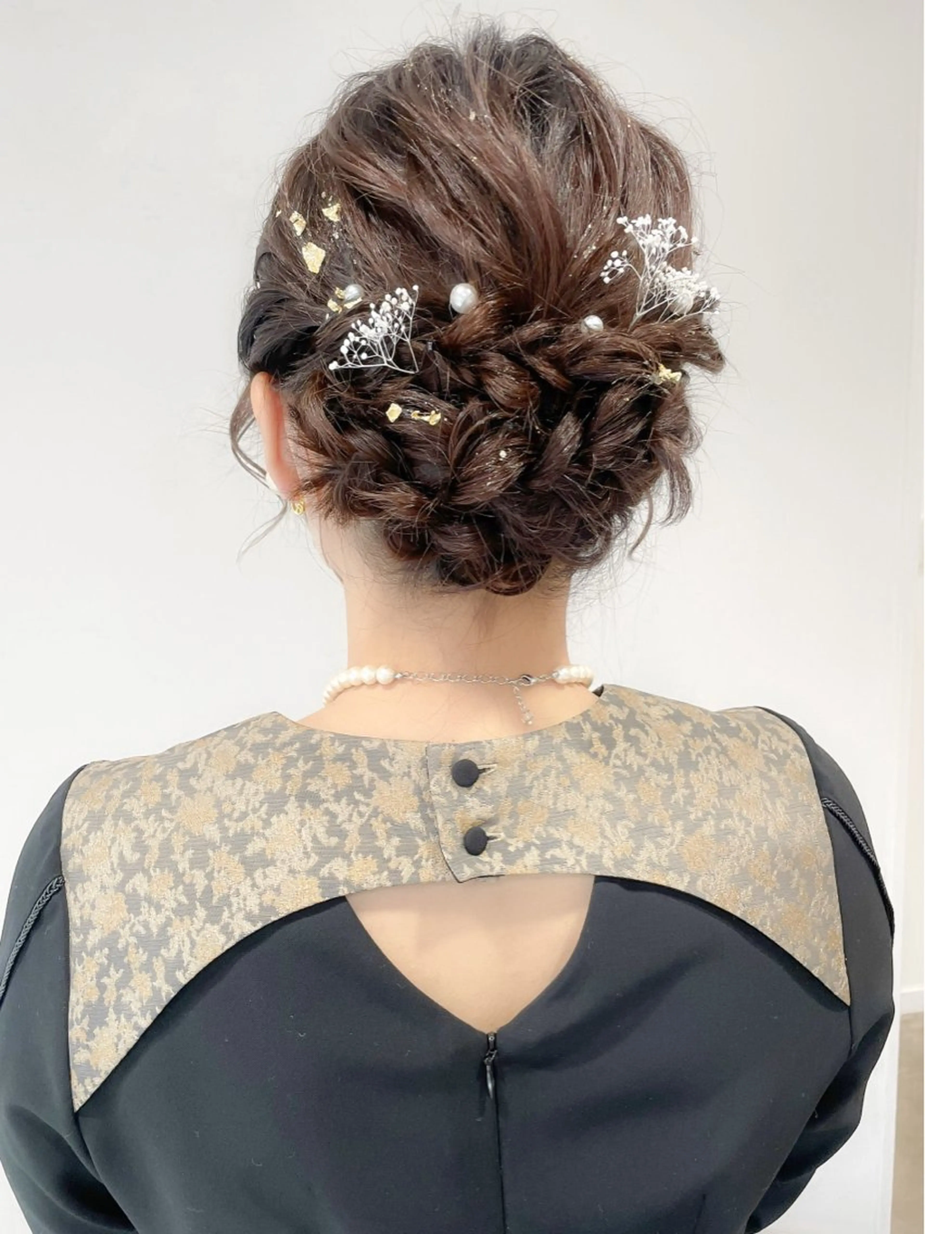 ヘアアレンジ ヘアセット ミディアム/顔周り/ ベージュ🌼mayuのヘアスタイル