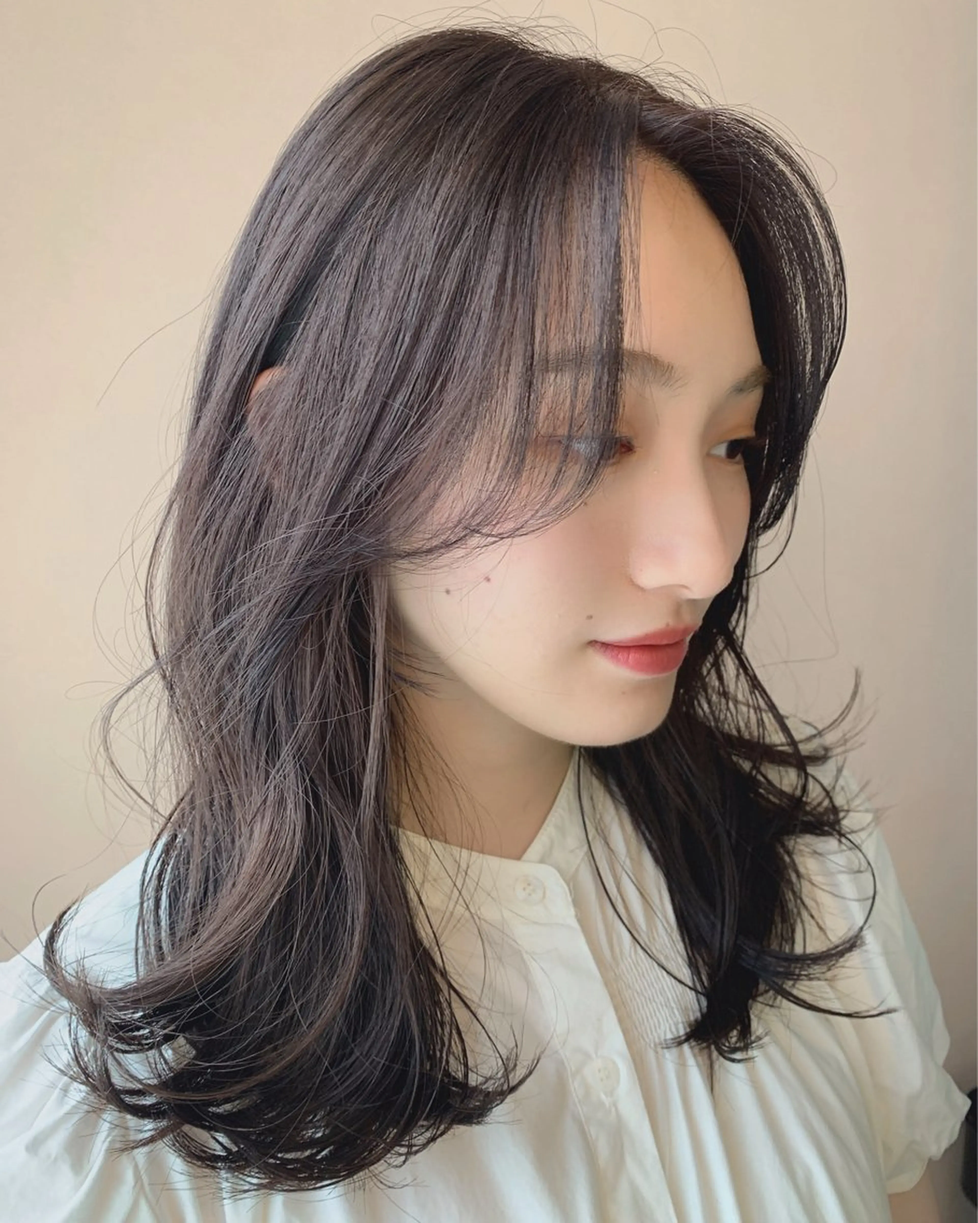 ロング カラー ブラウンカラー ココアブラウン hub hair レイヤー/透明感のヘアスタイル