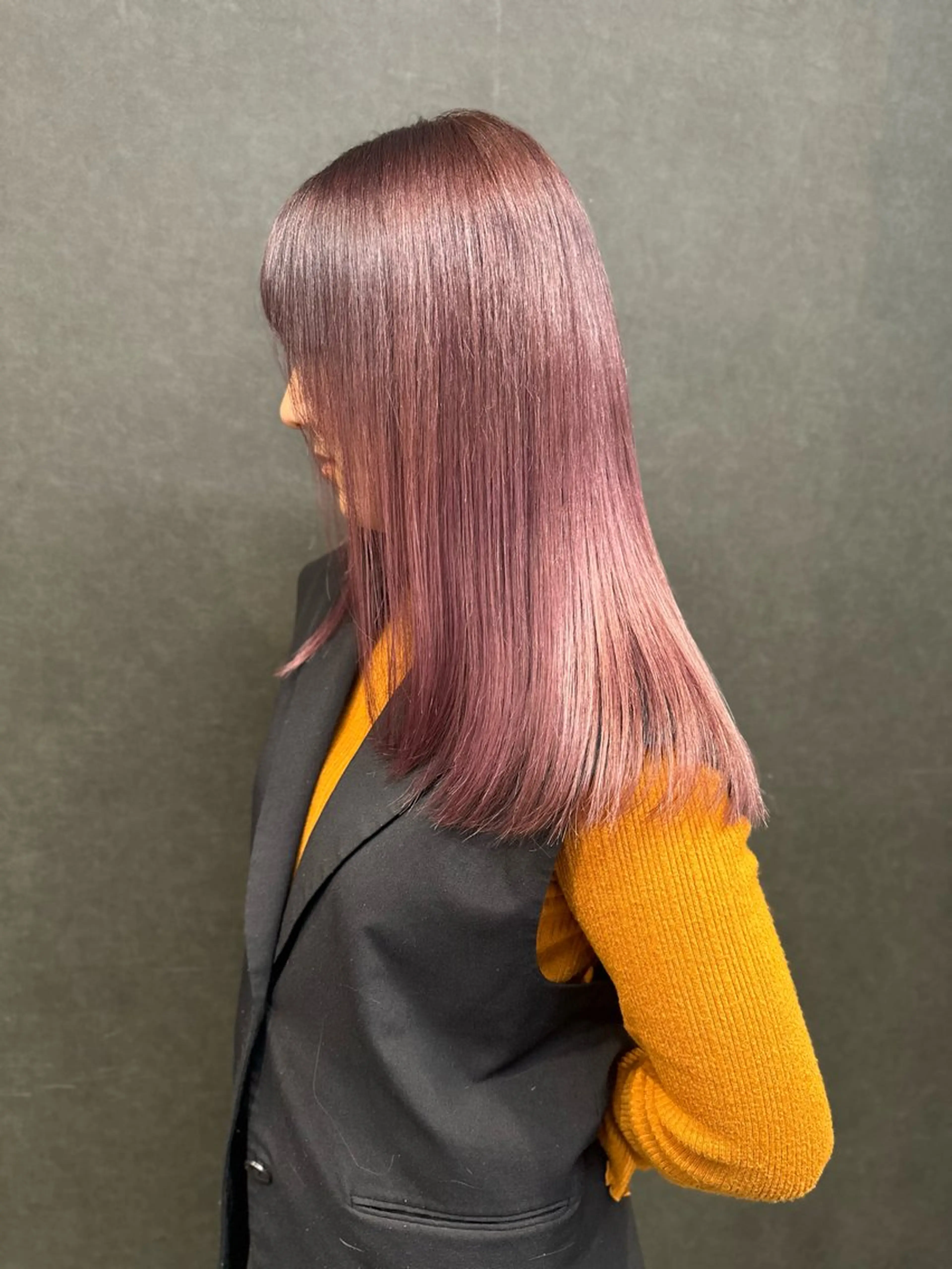 セミロング 宮崎 風花のヘアスタイル