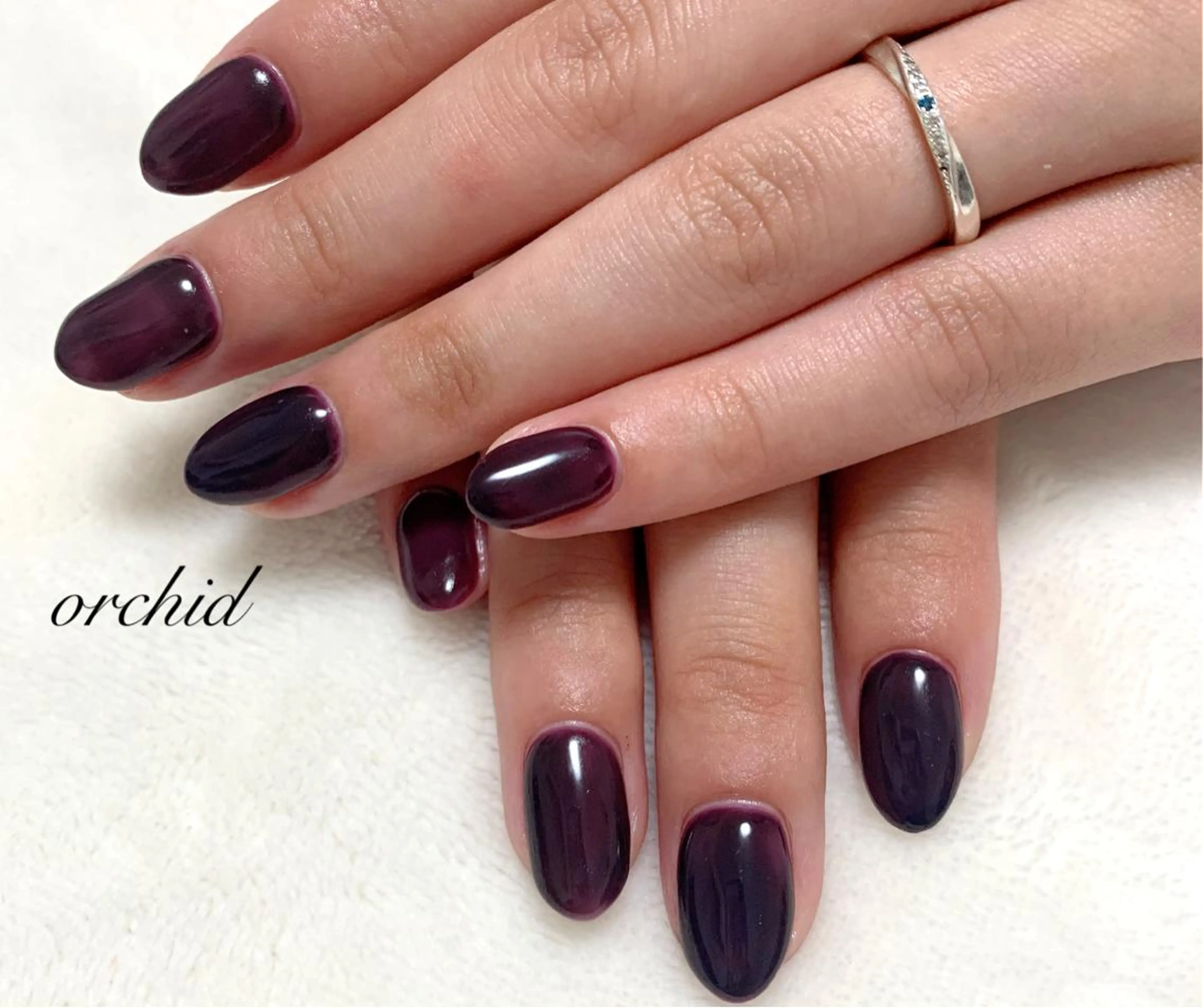 ネイル ハンドネイル フットネイル orchid ♡オーキッドのネイルデザイン