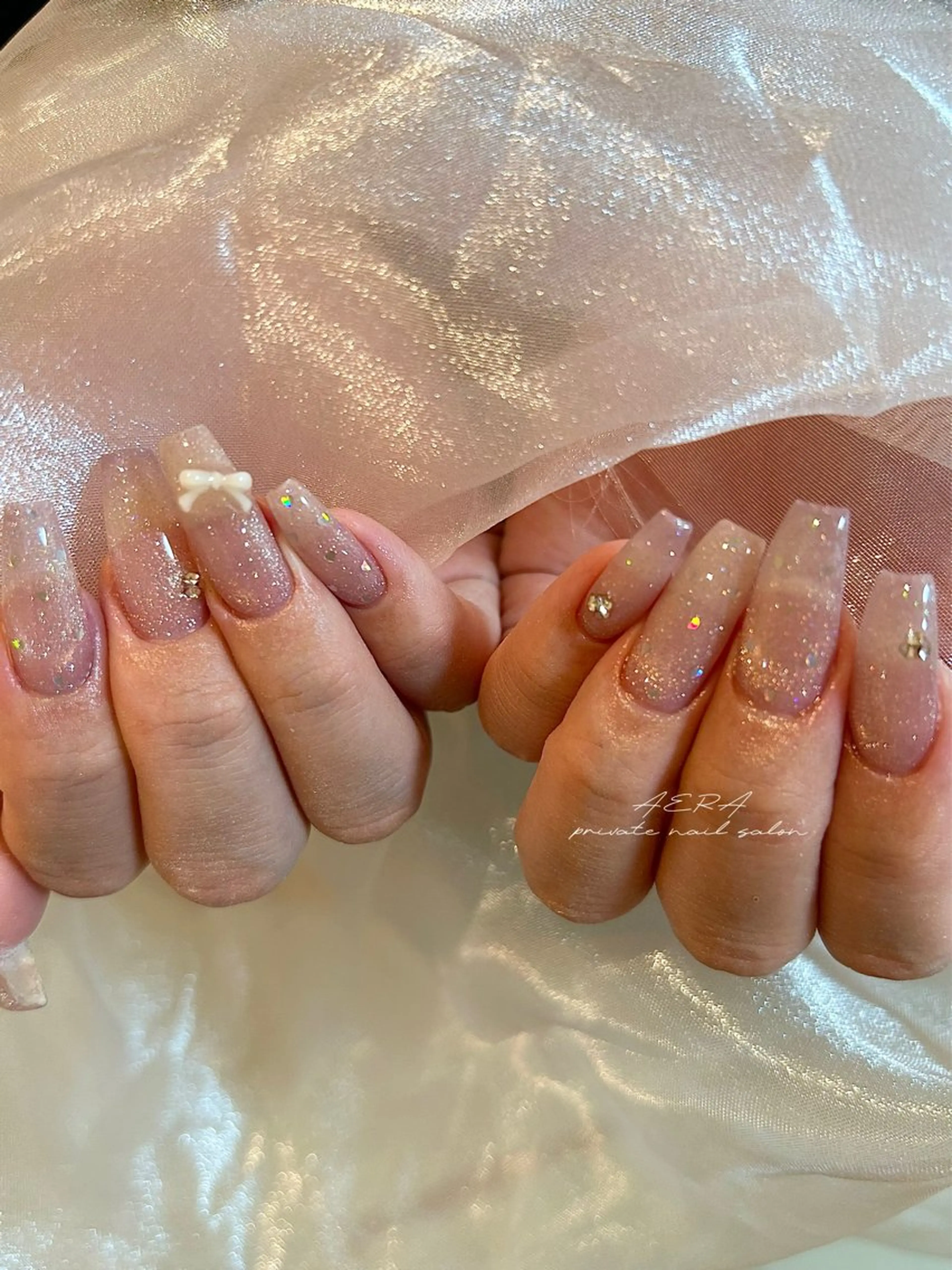 ネイル ハンドネイル AERA nail shino🐱⸝꙳のネイルデザイン