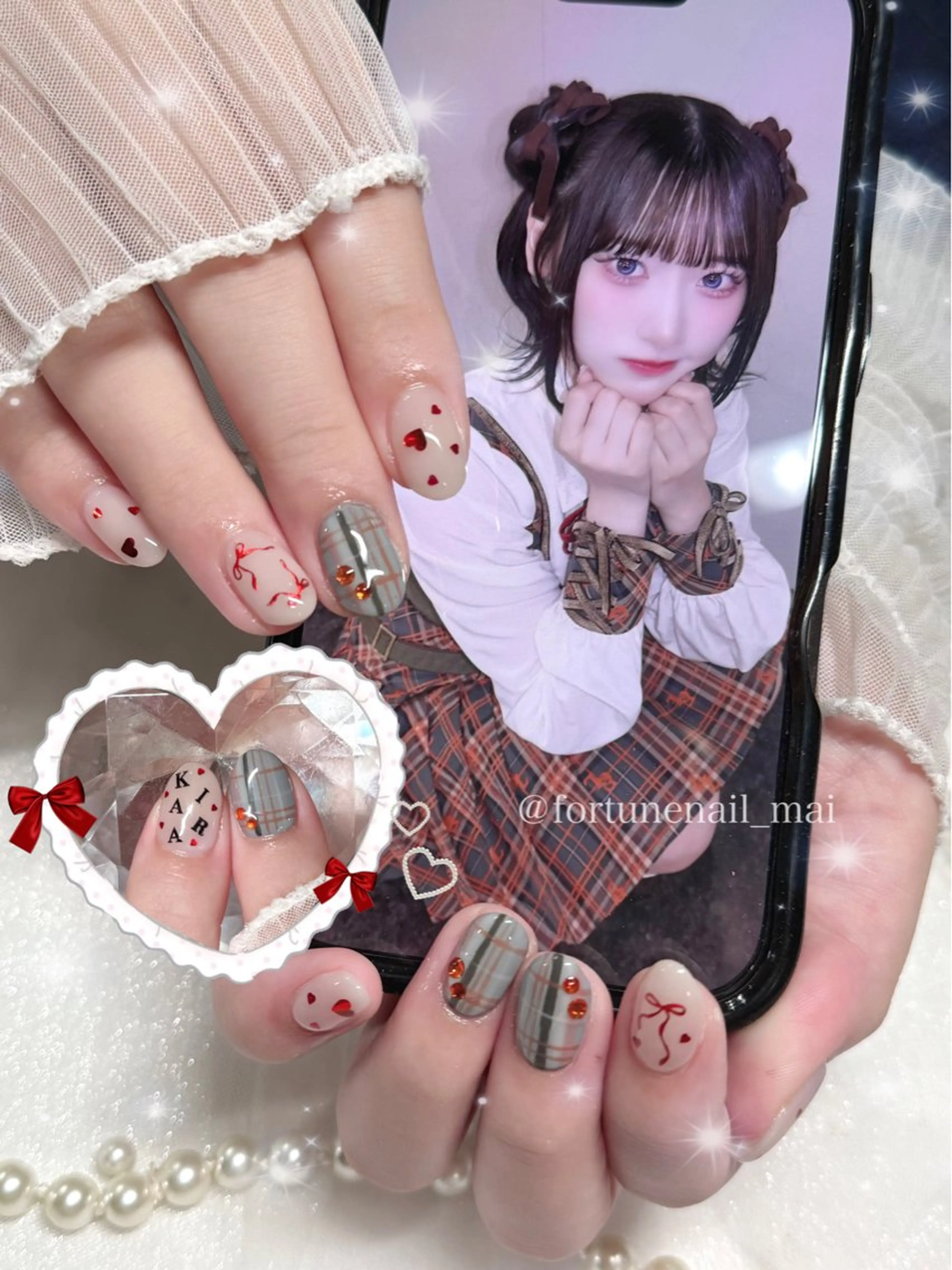 ネイル ハンドネイル 🎀Mai 🎀4/22✩.*のネイルデザイン