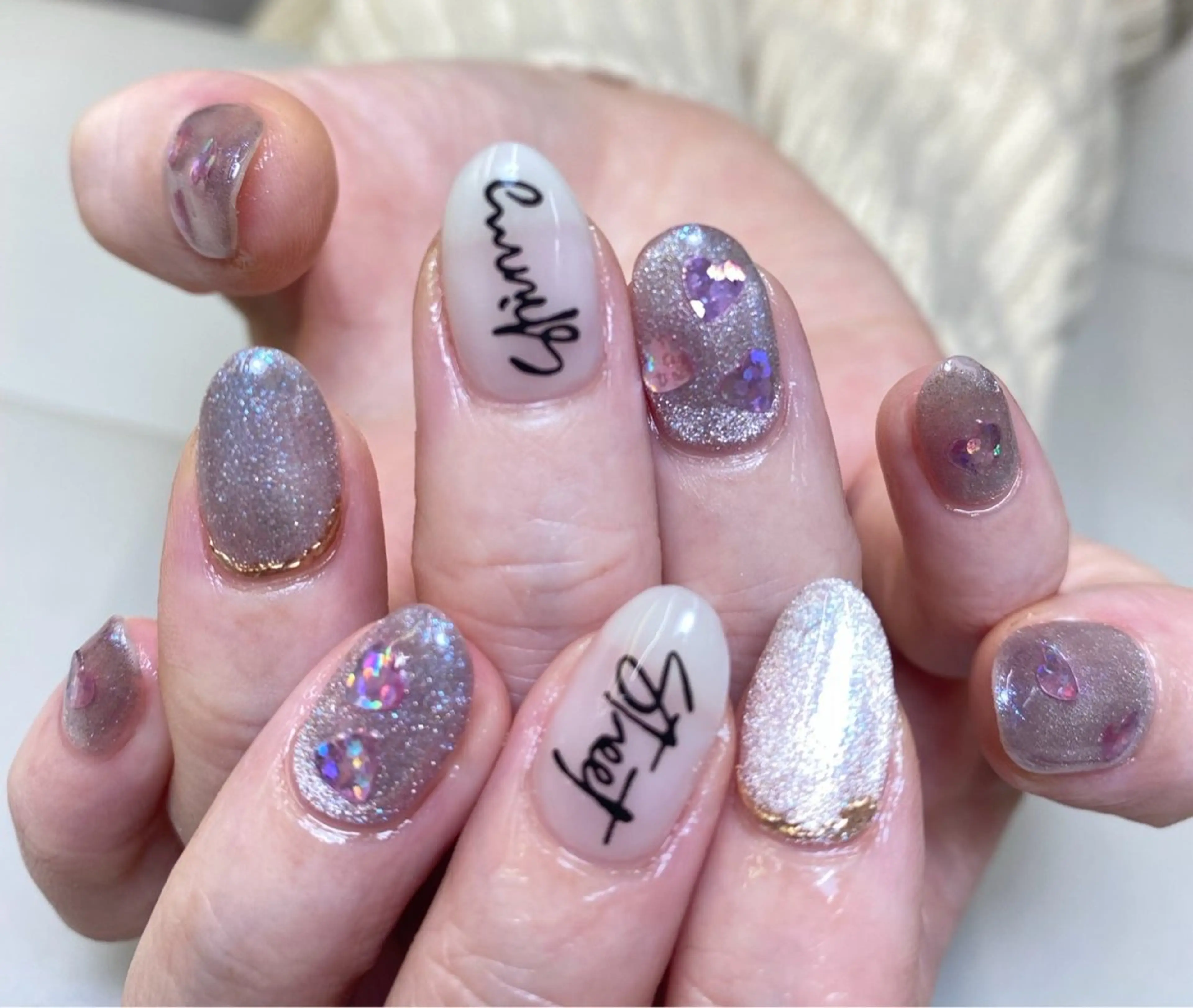 ネイル ハンドネイル AngelChris ビューティーサロン琳のネイルデザイン