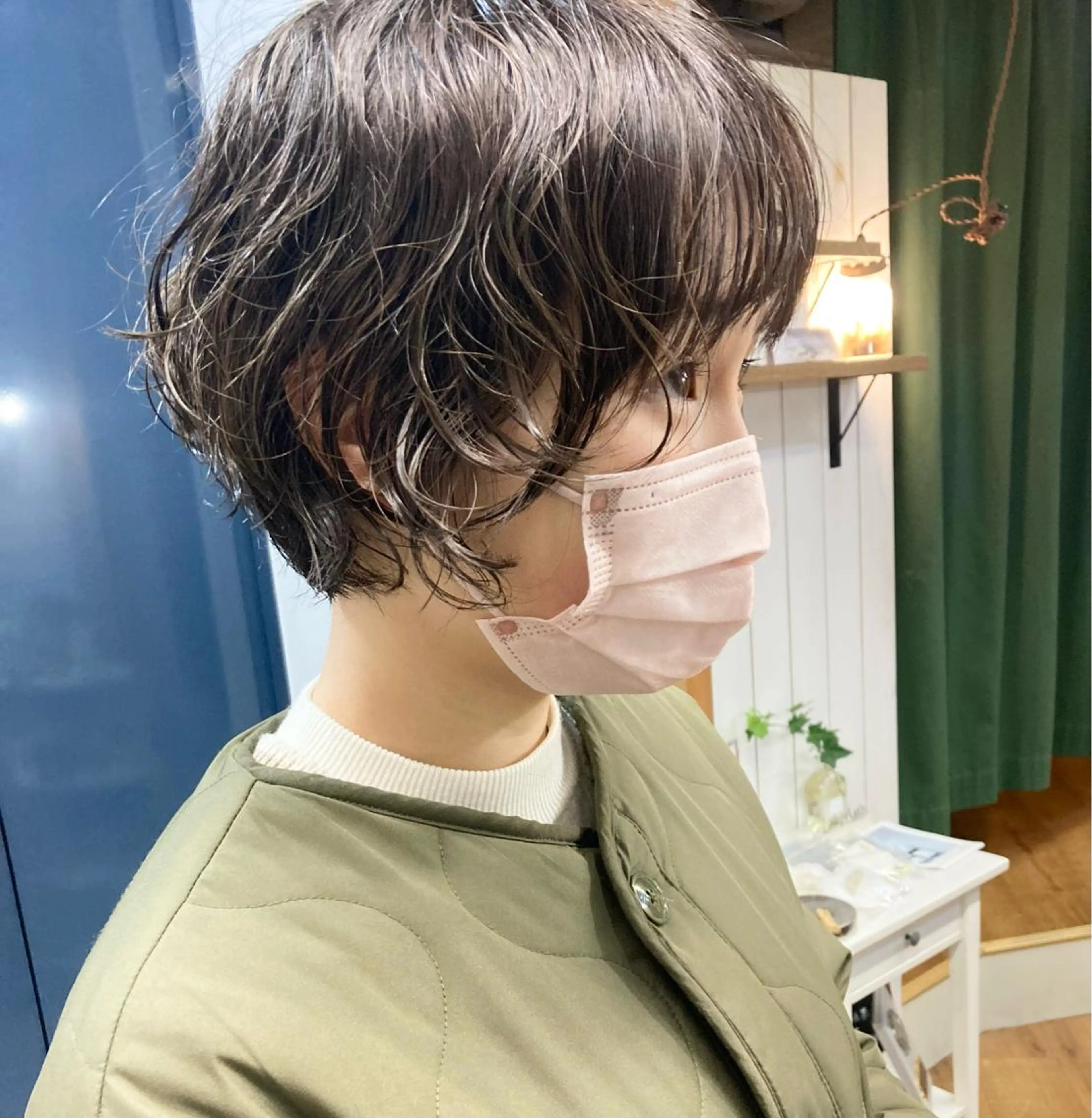 ショート パーマ カット パーマ トリートメント Hareru 豊田 修廣のヘアスタイル