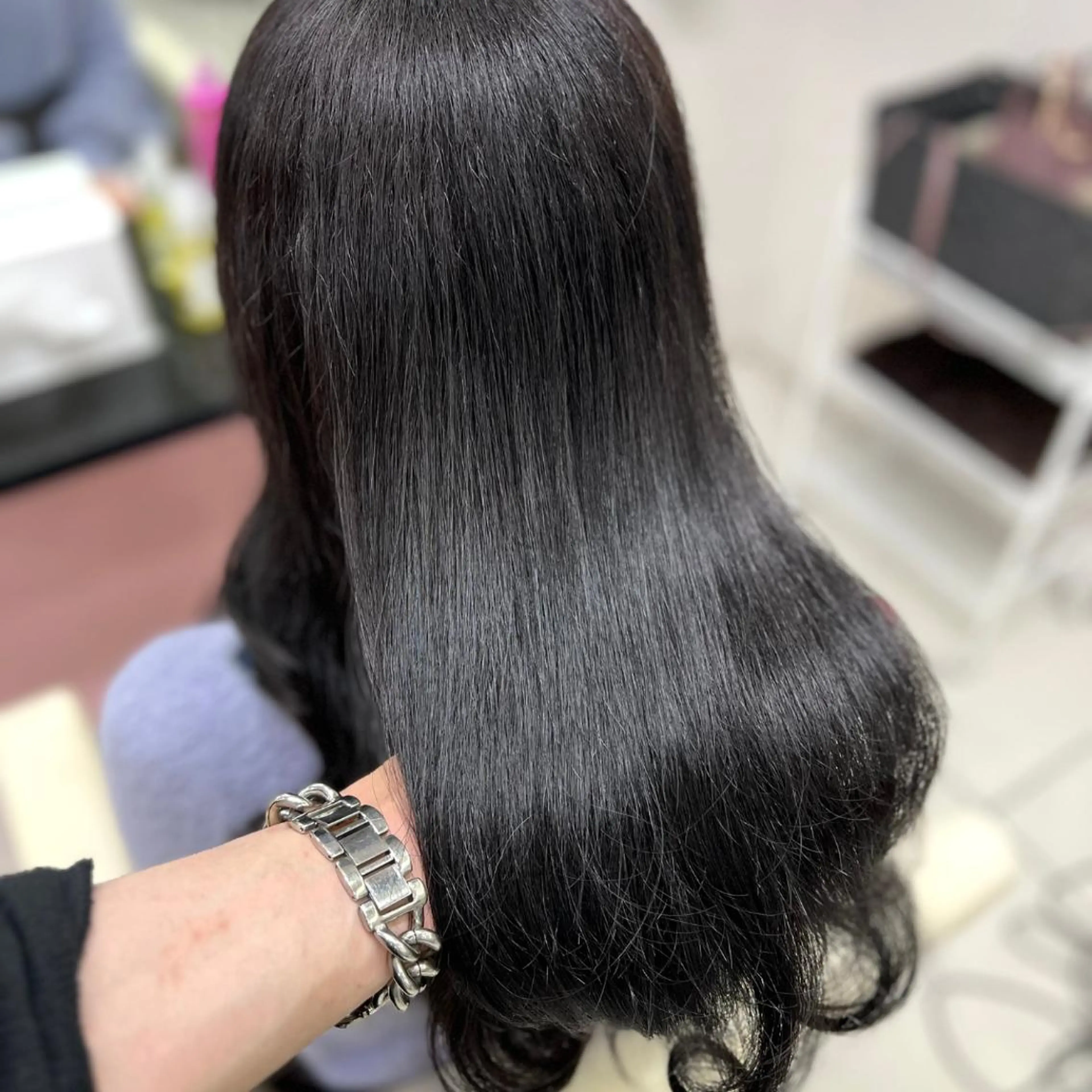 ロング エクステ 韓国風ヘア SEASON 大阪梅田駅徒歩7分のヘアスタイル