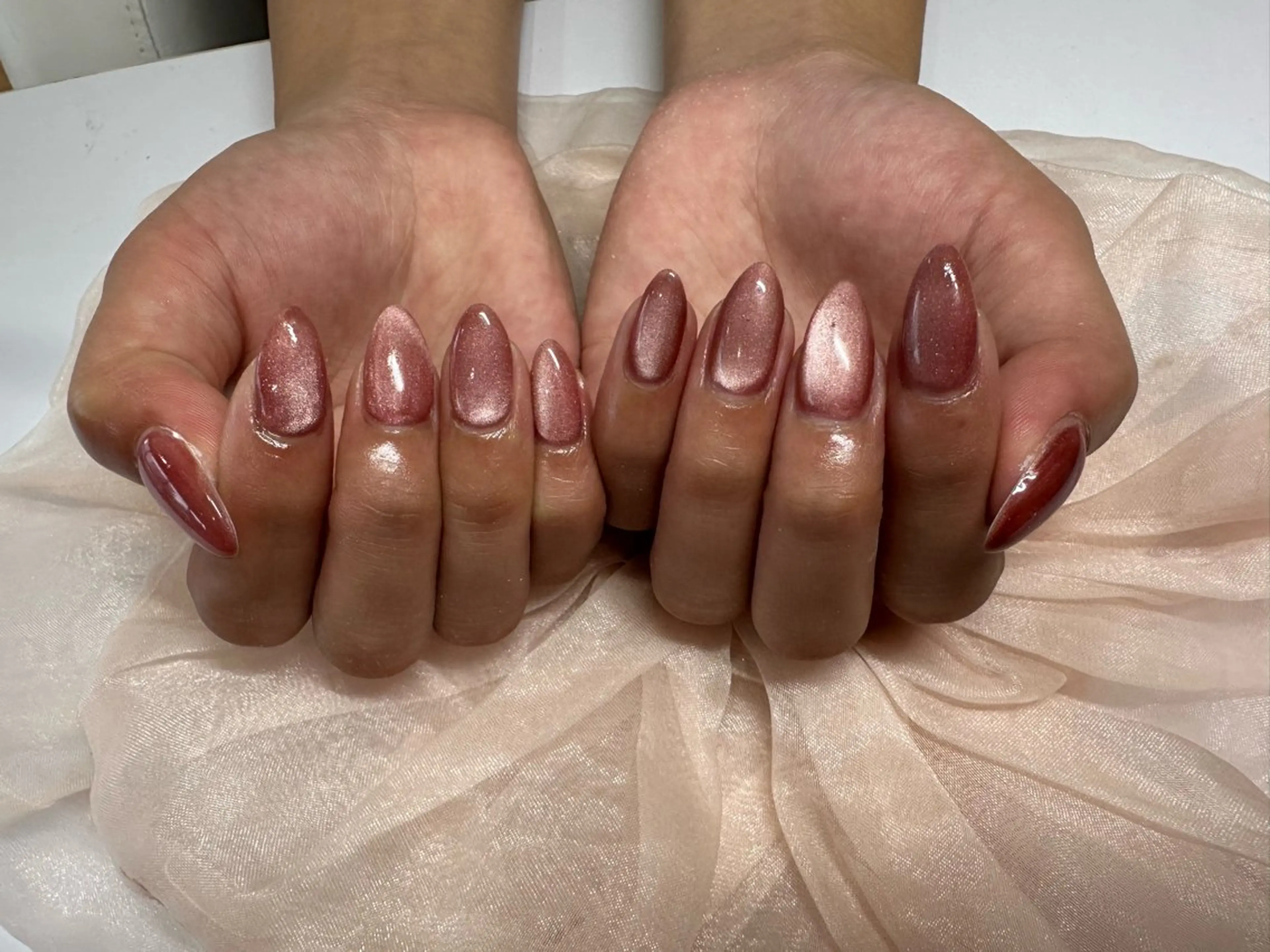 ネイル マグネットネイル ワンカラーネイル ハンドネイル Nail's AOAQUA所属・AOAQUA SHIORIのネイルデザイン