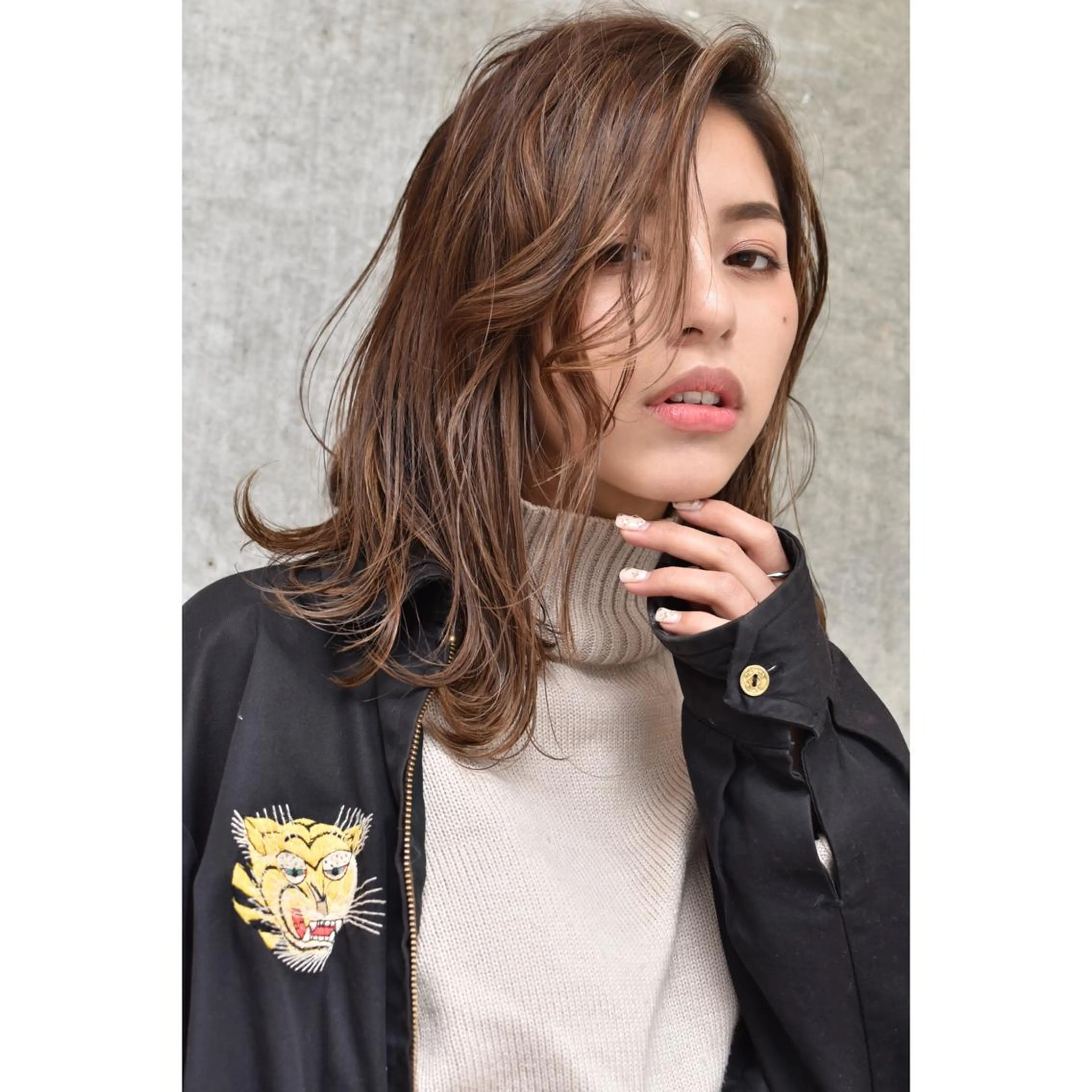 ミディアム カラー パーマ メンズ カット パーマ トリートメント 高評価/パーマ平塚 章悟【tetsu】のヘアスタイル