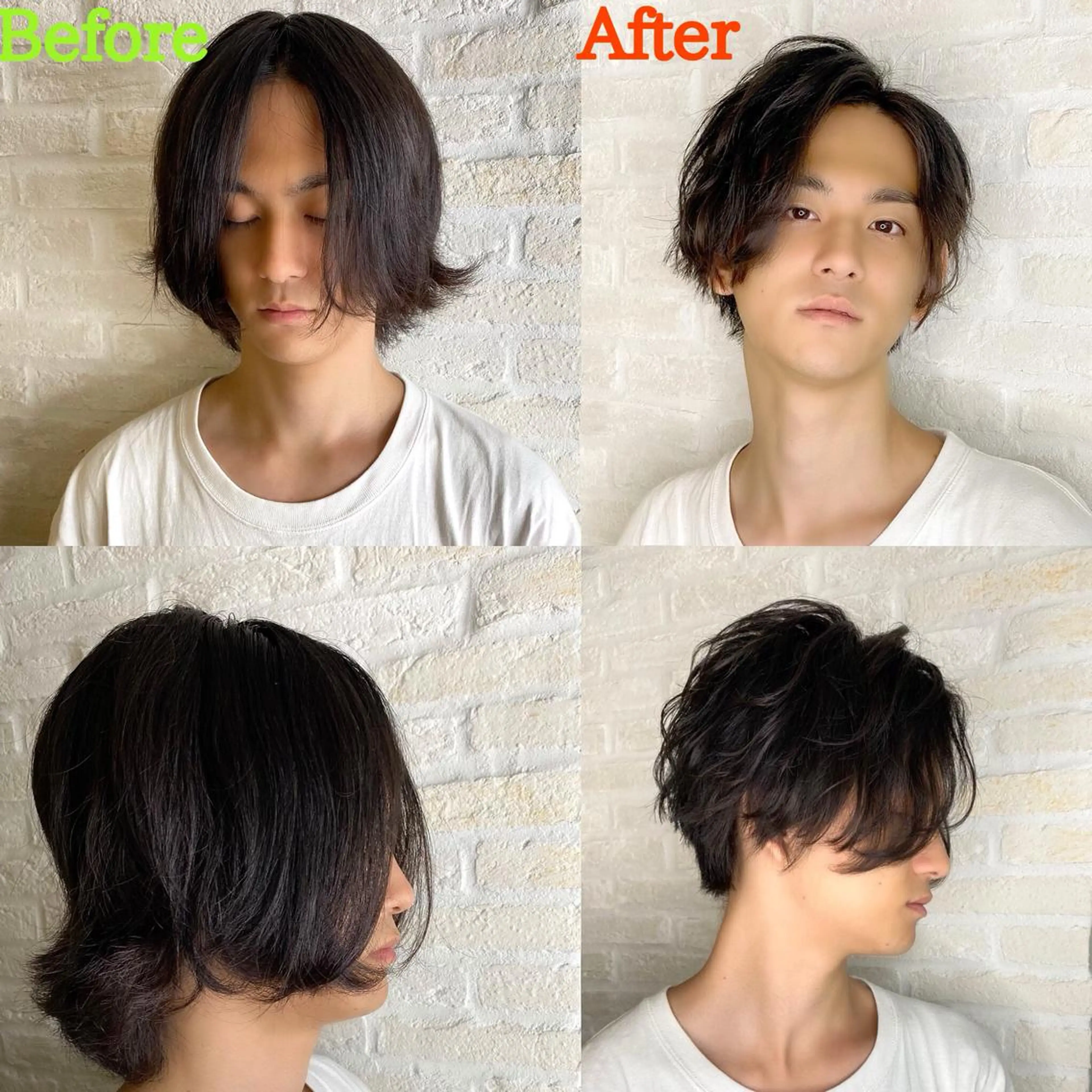 ショート メンズ 白髪ぼかし大人メンズ 根本零のヘアスタイル