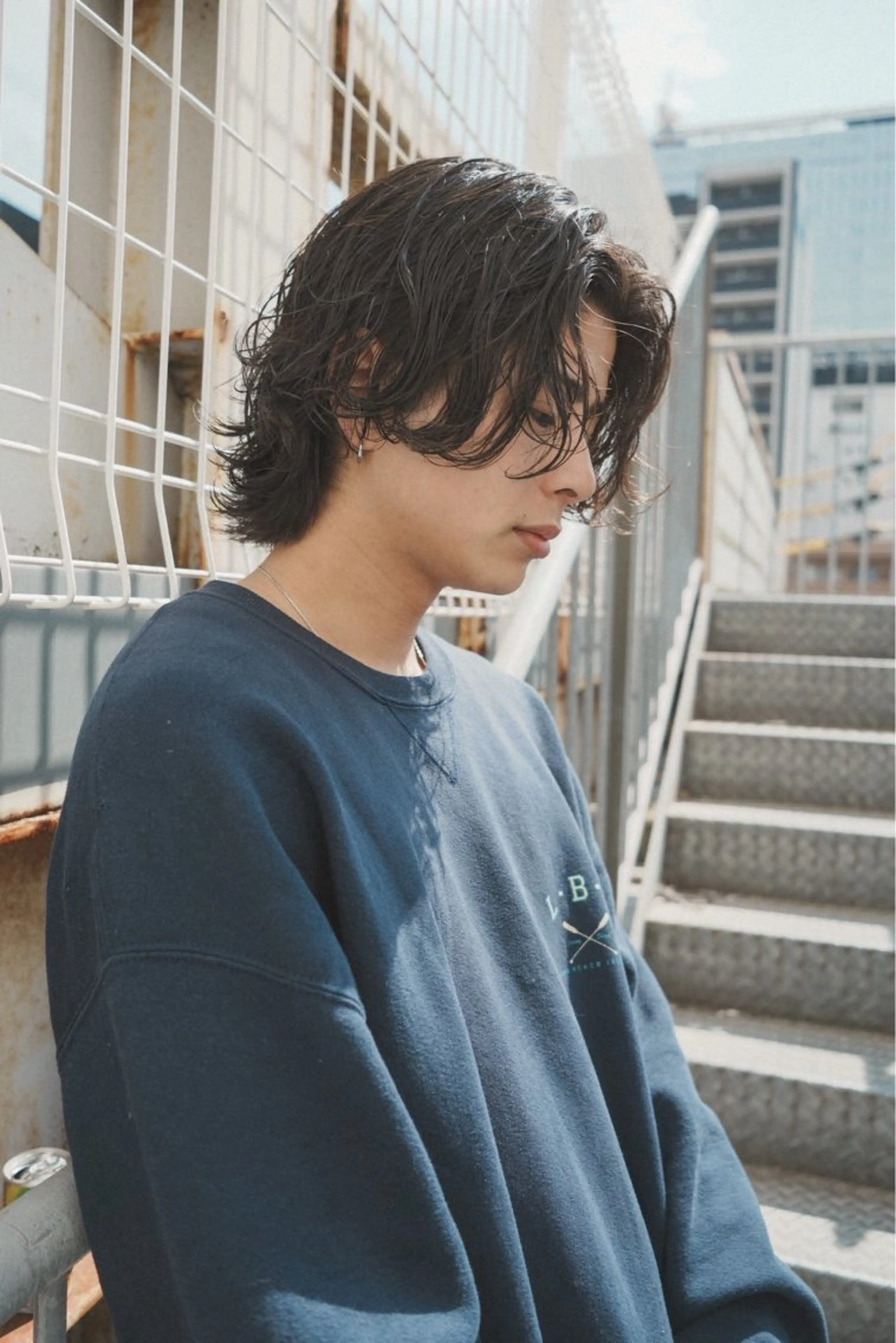 パーマ メンズ メンズパーマ ボブ カット パーマ メンズ特化美容師/栄 /本間さつきのヘアスタイル