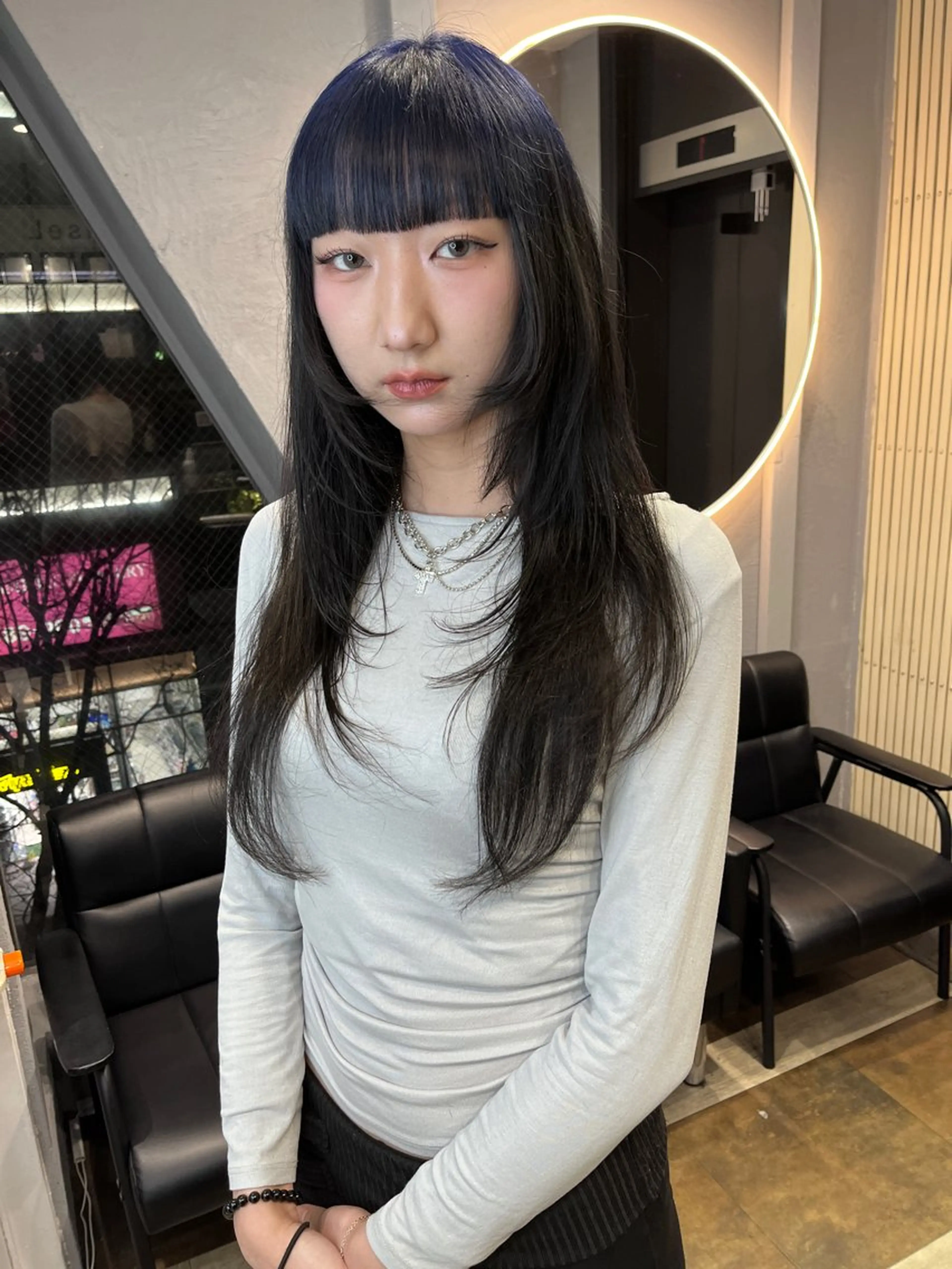 ロング カラー ヘアカラー トリートメント TATSUブリーチ/ ミルクティーベージュのヘアスタイル