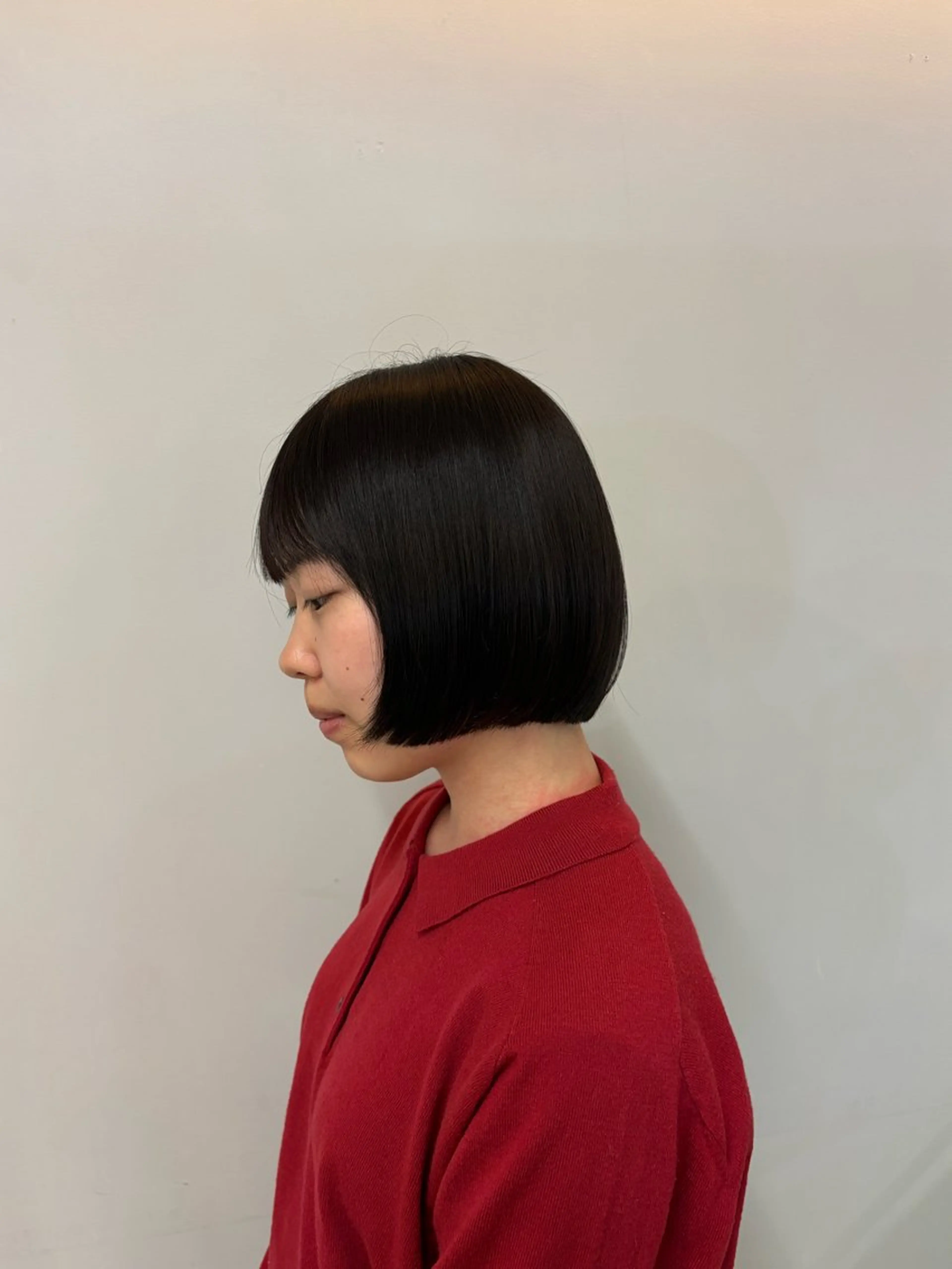 ショート カラー ボブ カット ヘアカラー 片岡 未優のヘアスタイル