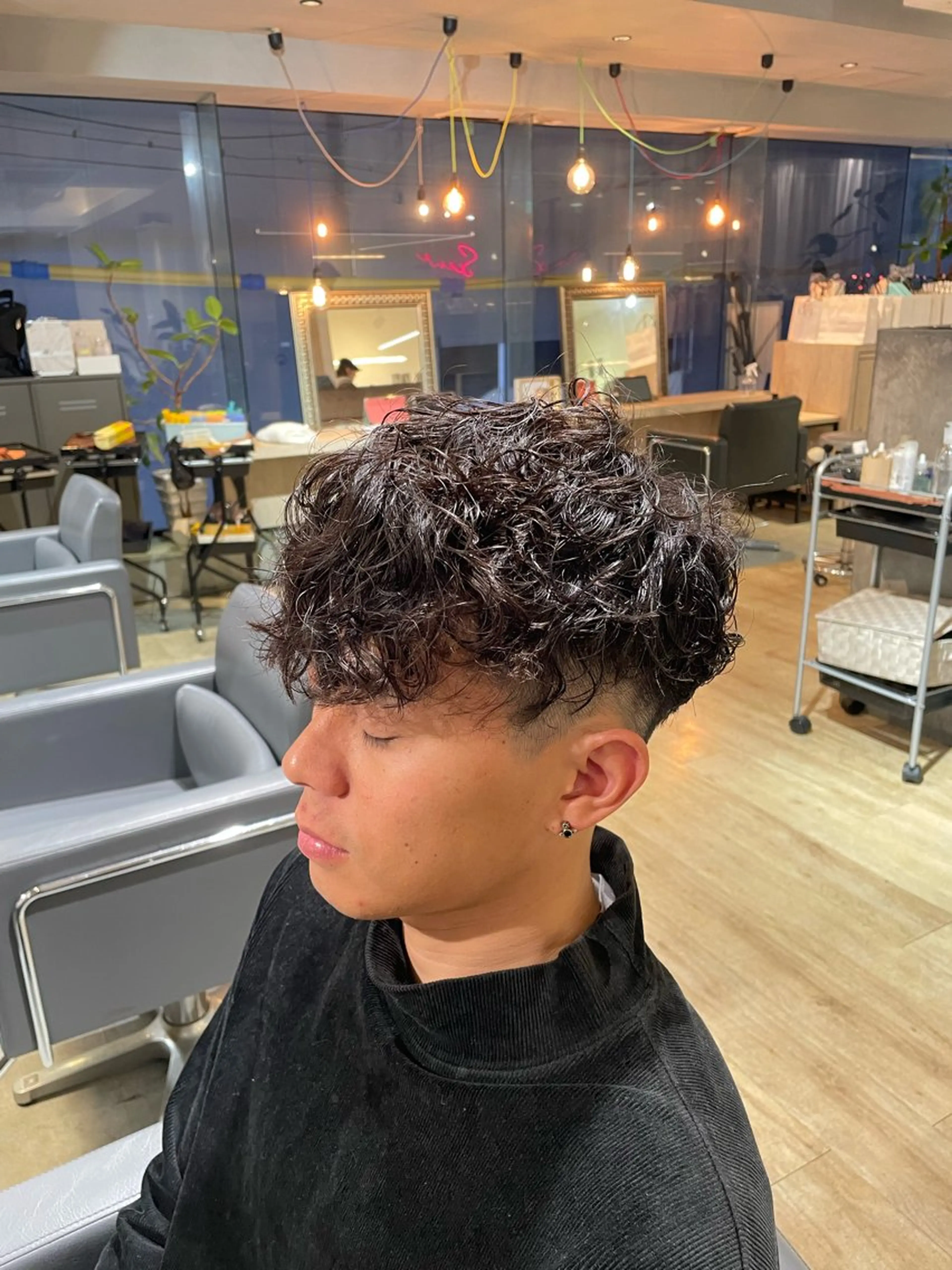 パーマ メンズパーマ梅田 ・川副史晶のヘアスタイル