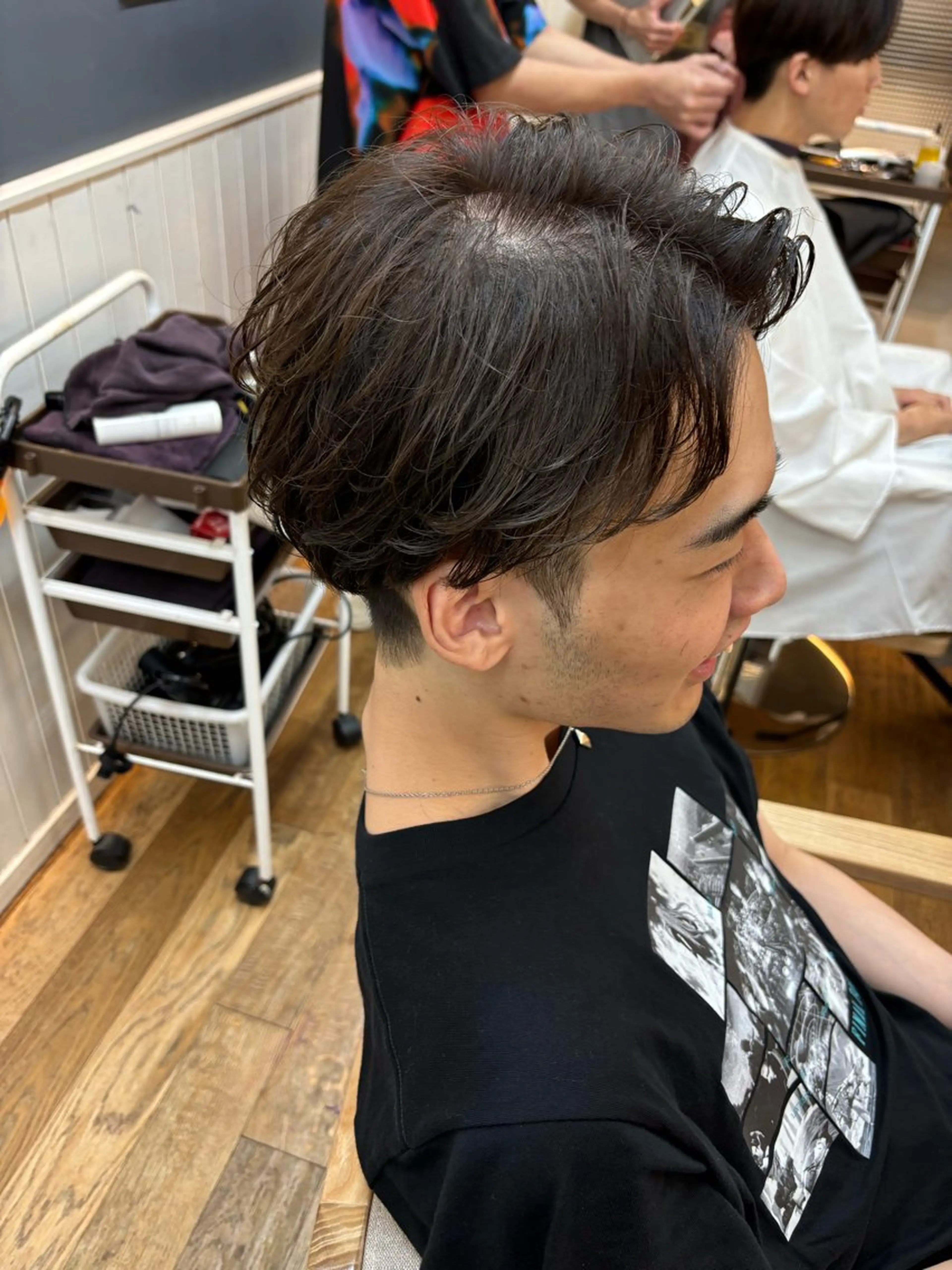 パーマ メンズ カット パーマ メンズ✨パーマ 大室雄基のヘアスタイル