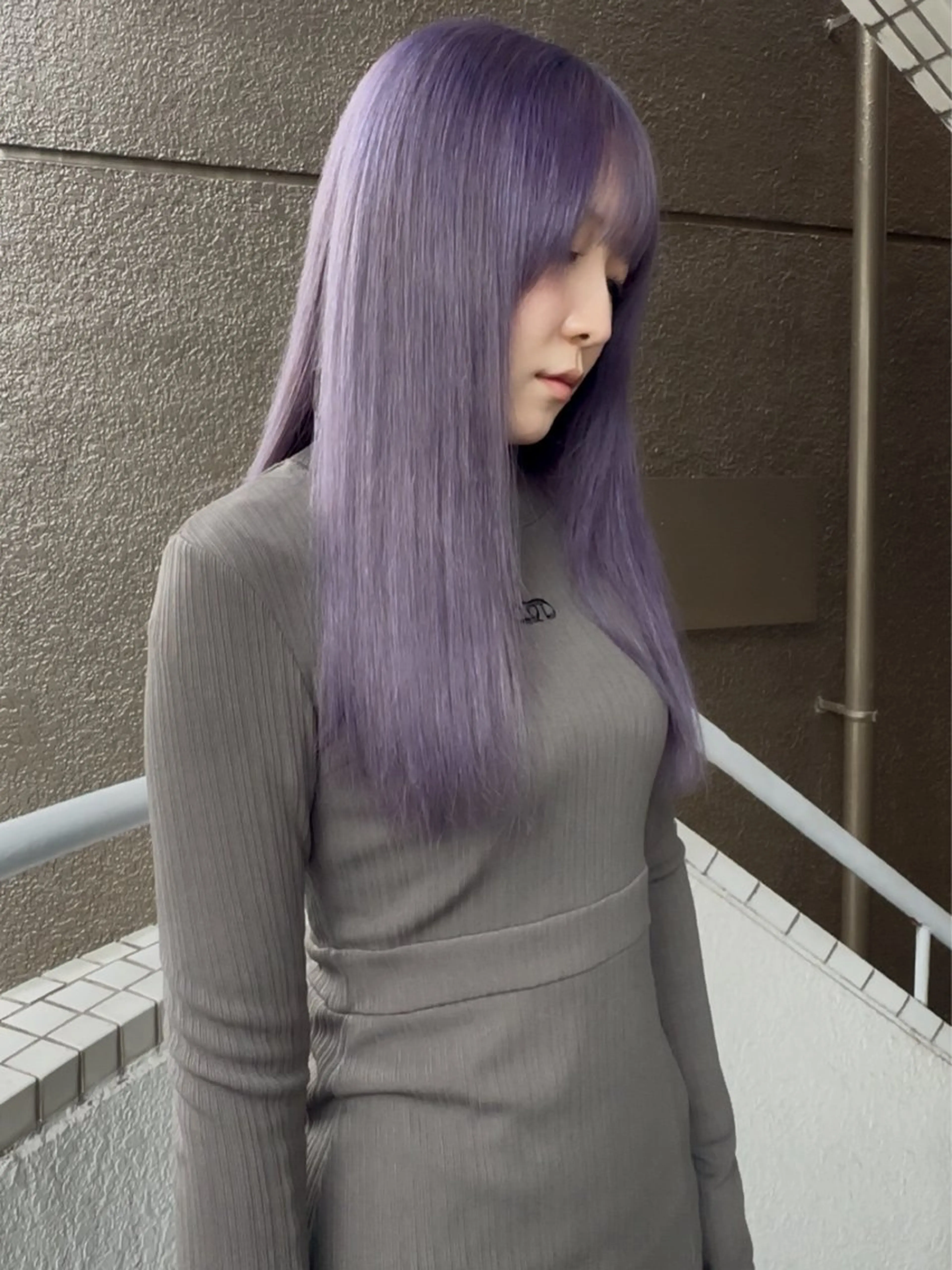 ロング カラー ヘアカラー 柏井 陽菜のヘアスタイル