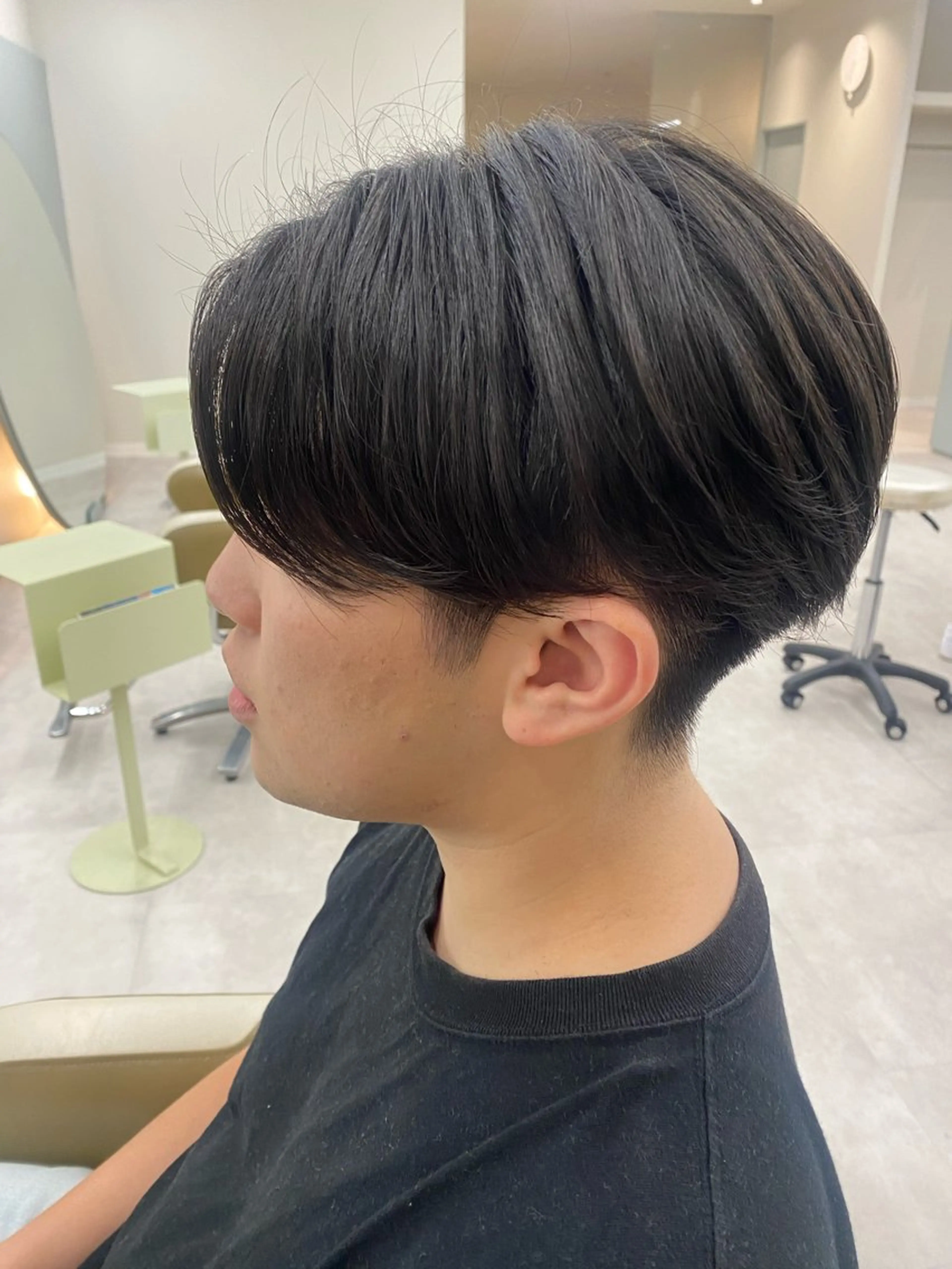 メンズ センターパート メンズパーマ 🫧髪質改善/斎藤 奈々/岡山美容師🫧のヘアスタイル