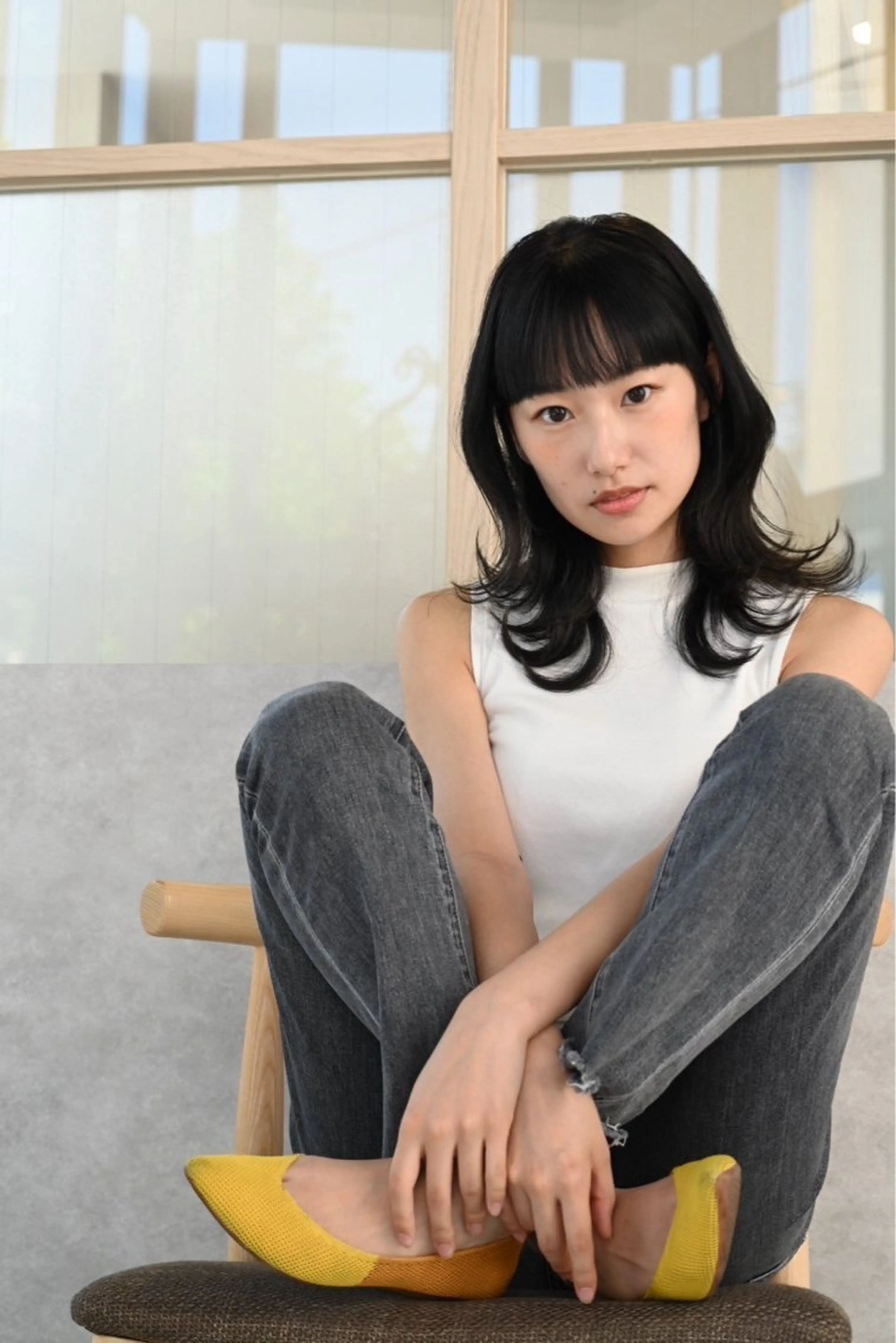 セミロング パーマ カット パーマ トリートメント 美髪⭐︎髪質改善 井上 康司のヘアスタイル