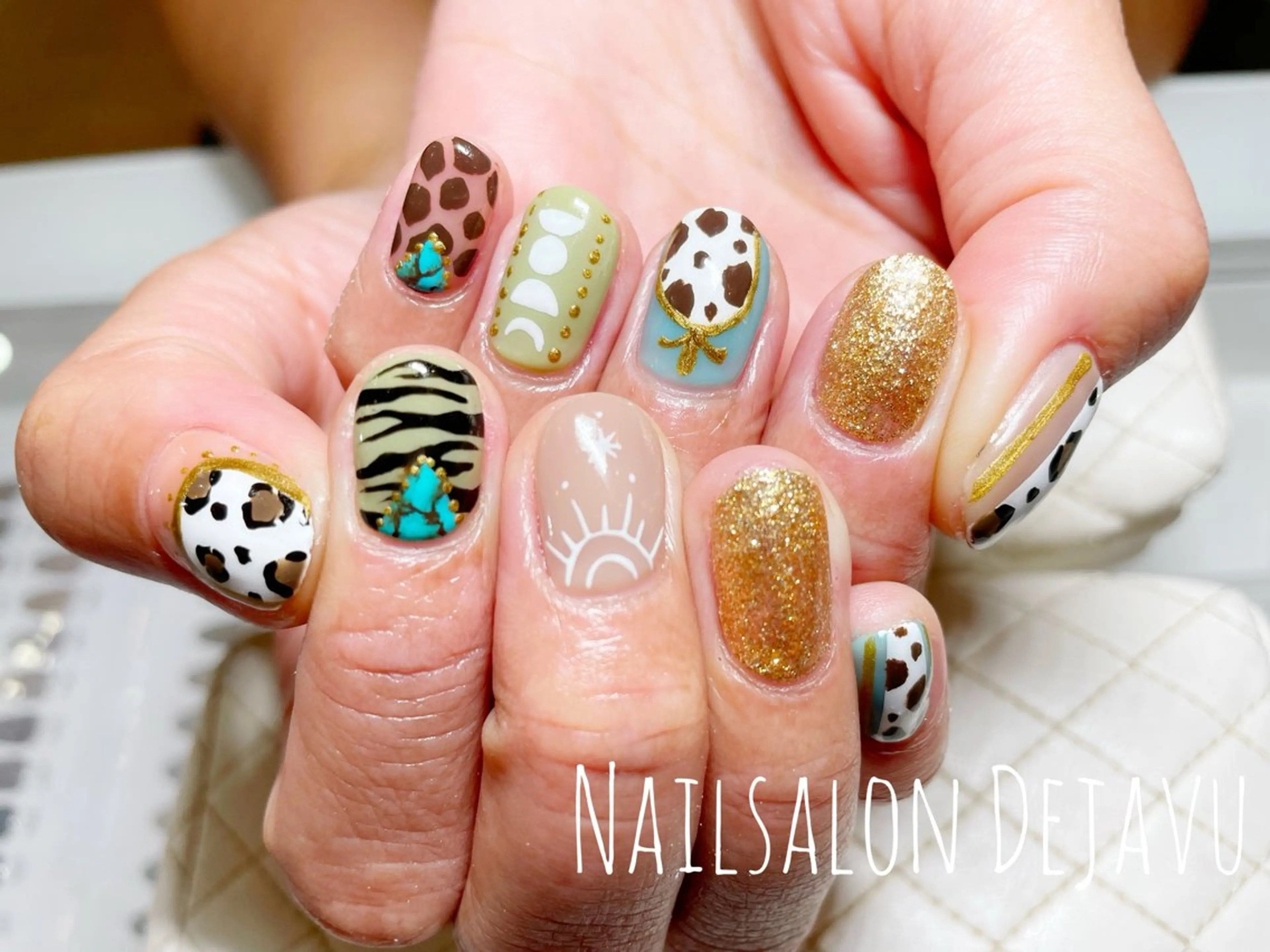 ネイル 持ち込み ハンドネイル Nail salon Dejavu 🌿のネイルデザイン