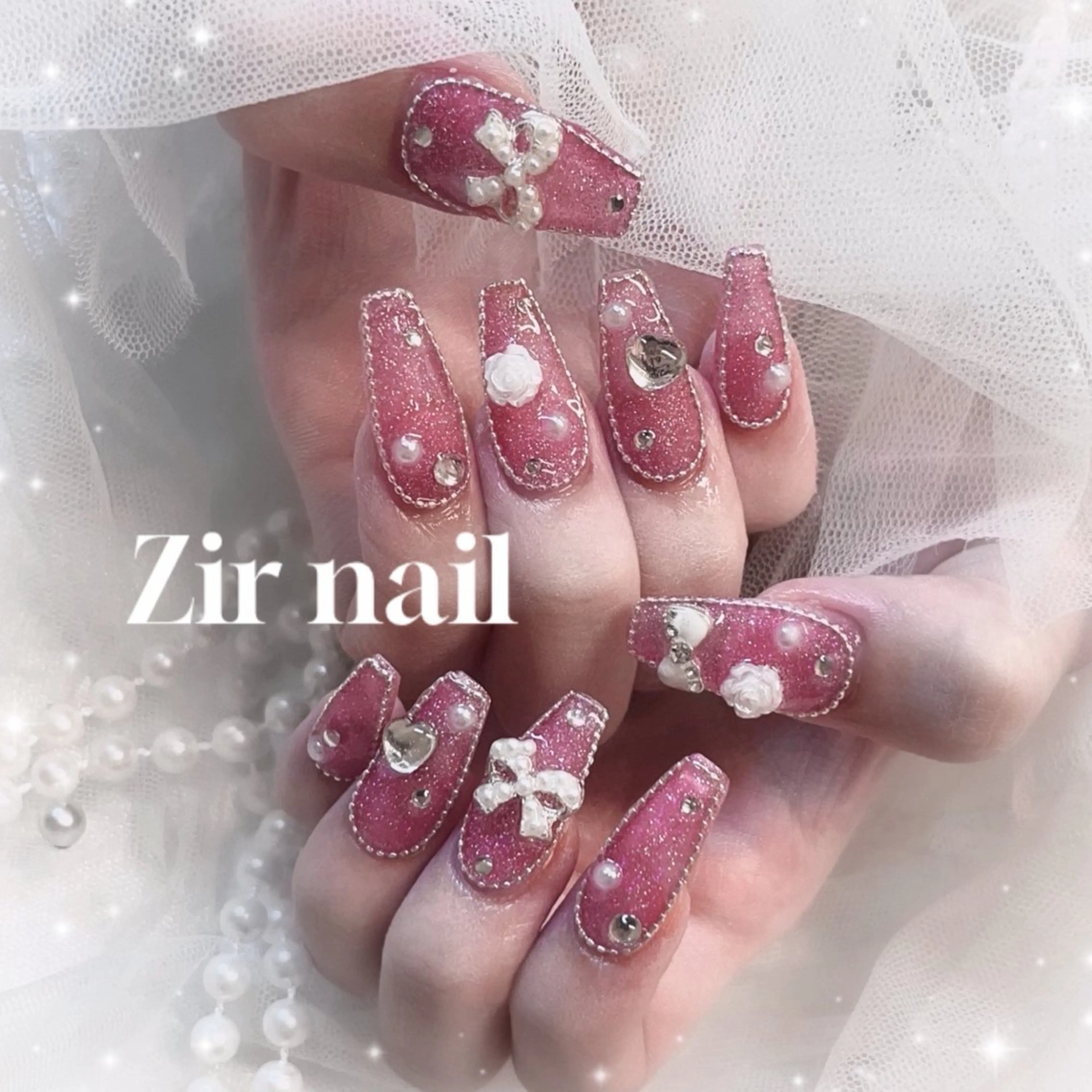 ネイル 持ち込み Zir nail🪽 Otohaのネイルデザイン