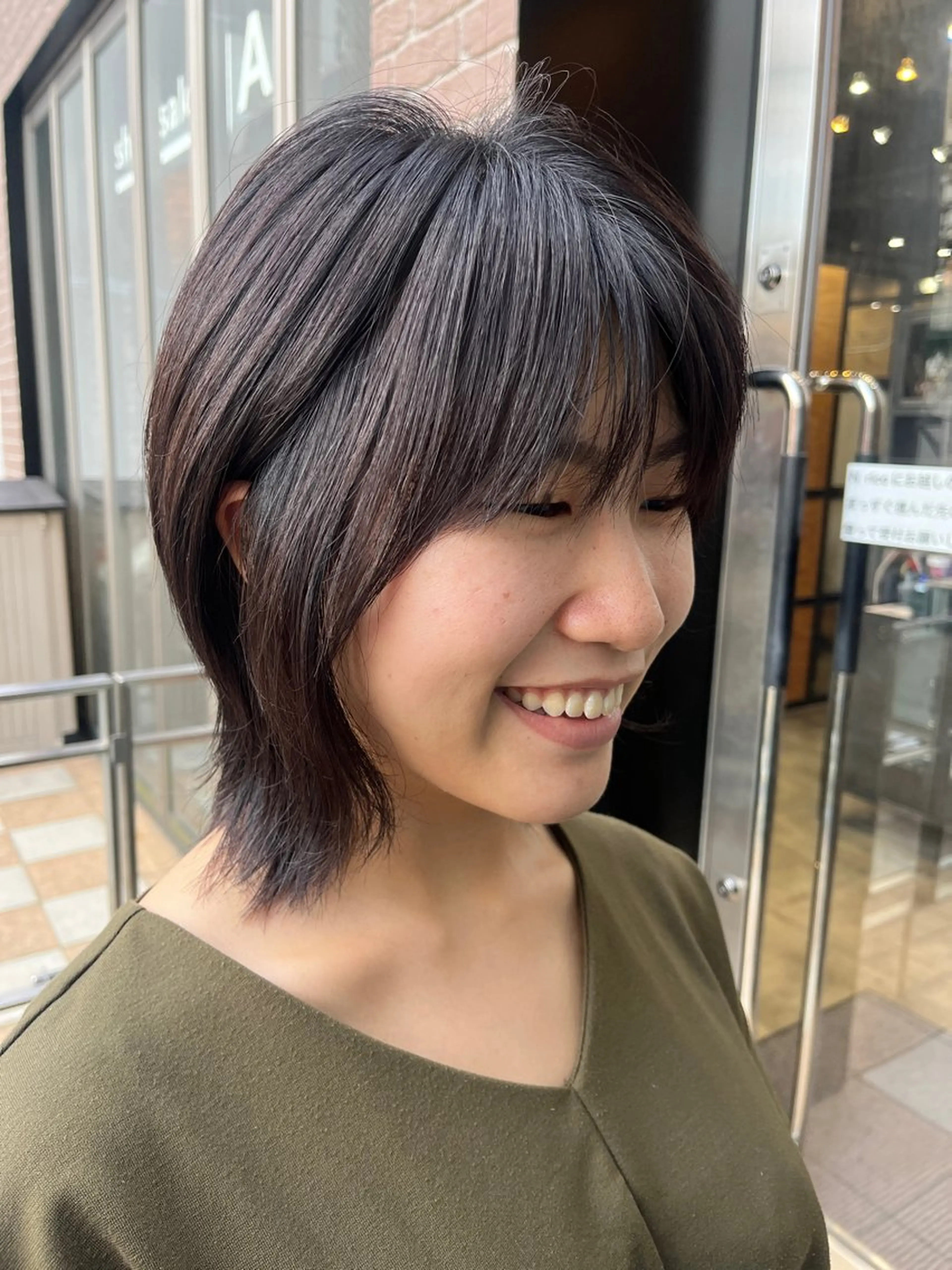 ミディアム カラー times salon名駅所属・久木原 ゆりのヘアスタイル