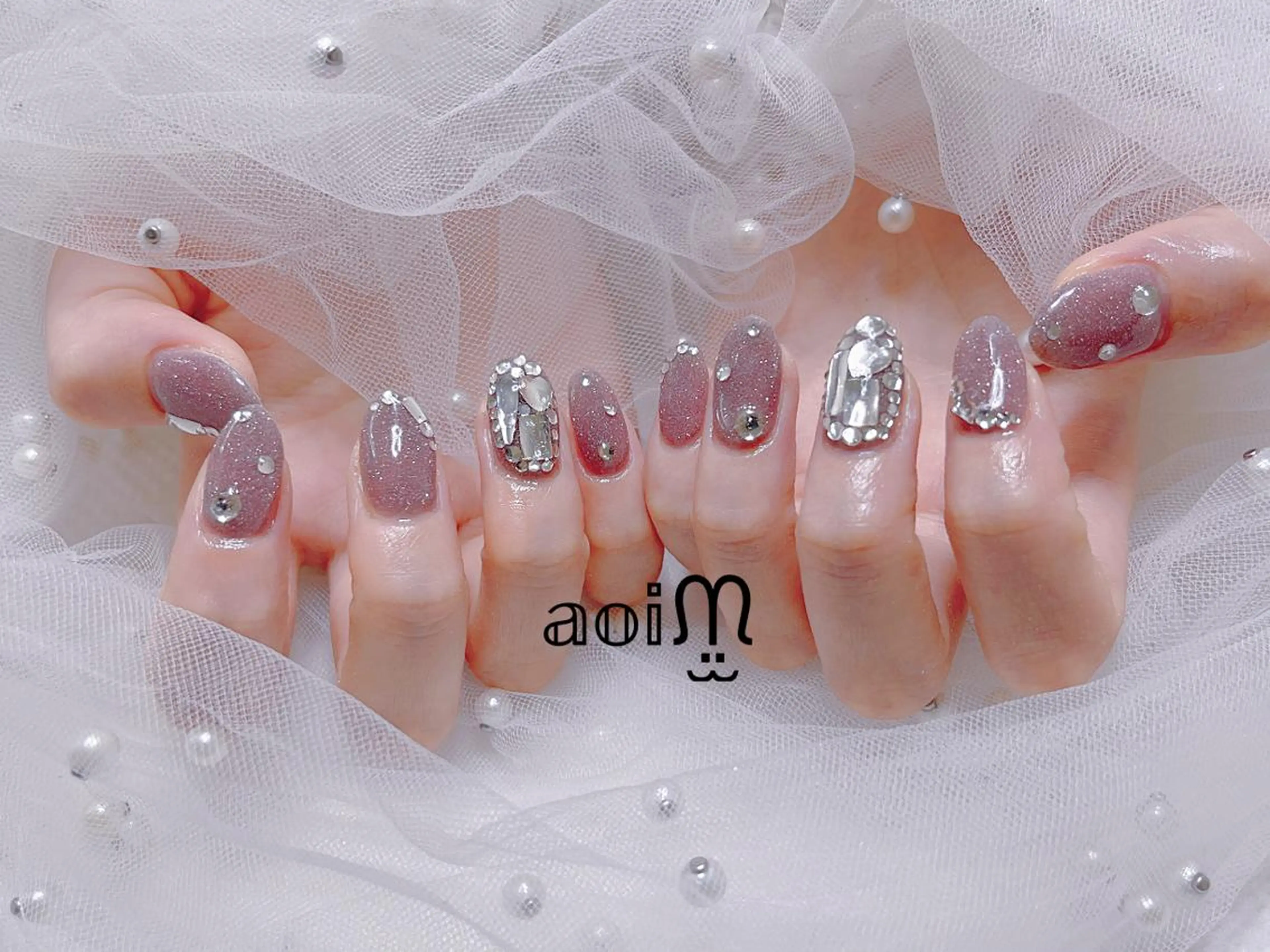 ネイル 葵うさぎ AIのネイルデザイン