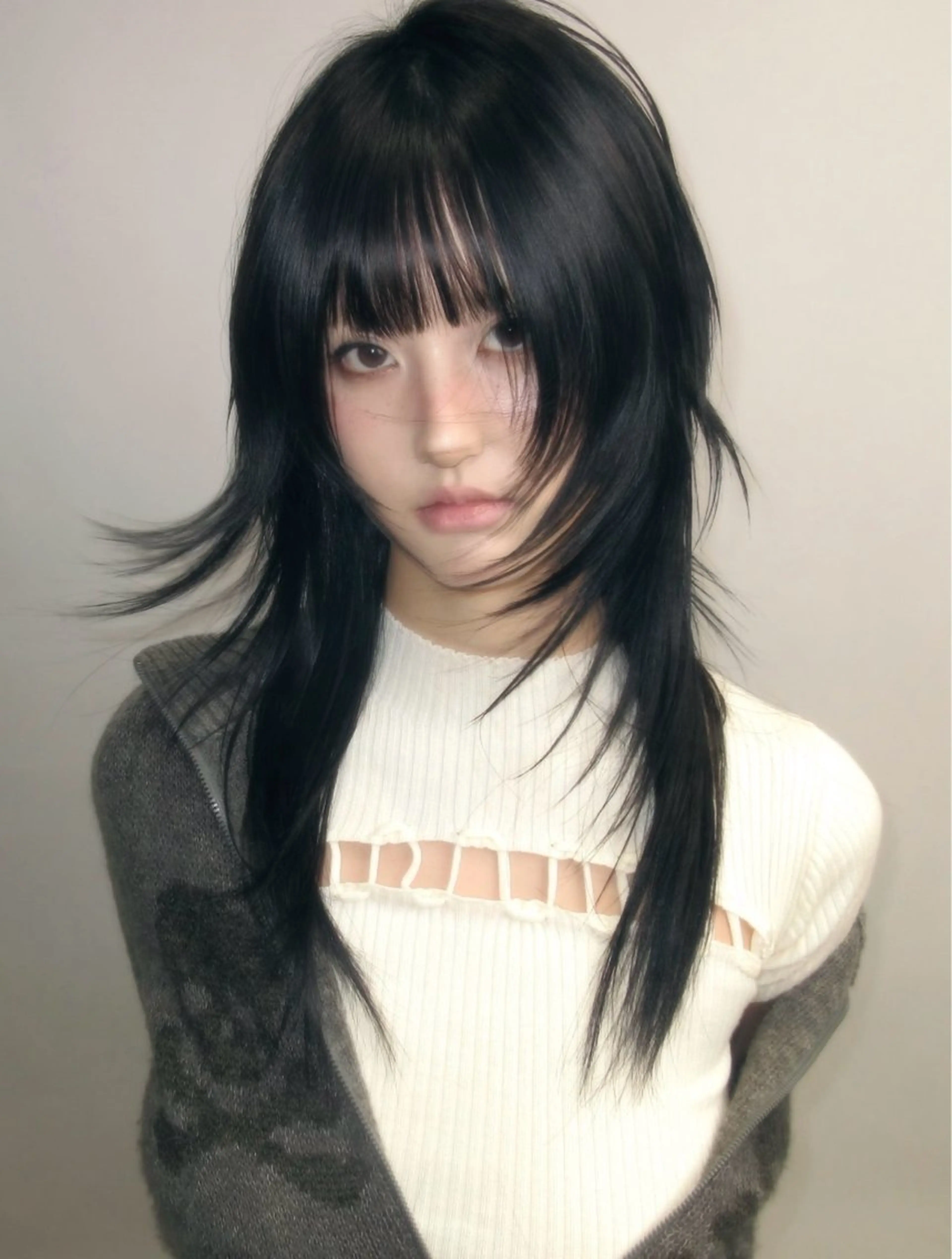 ロング カラー カット ヘアカラー トリートメント レイヤー/柔色 カラー/SAkiのヘアスタイル