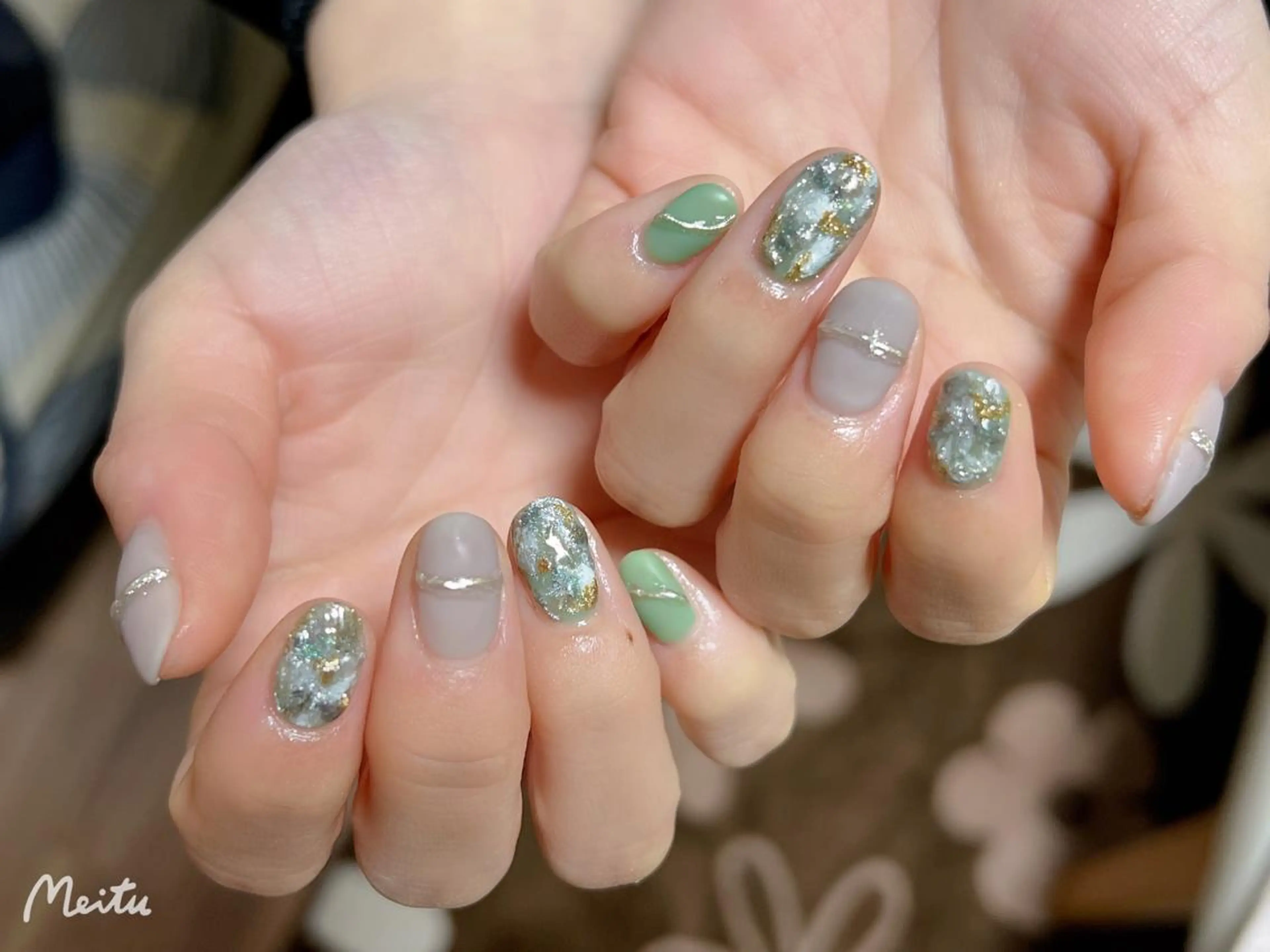 ネイル ニュアンスネイル 林 ✨syousyouのネイルデザイン