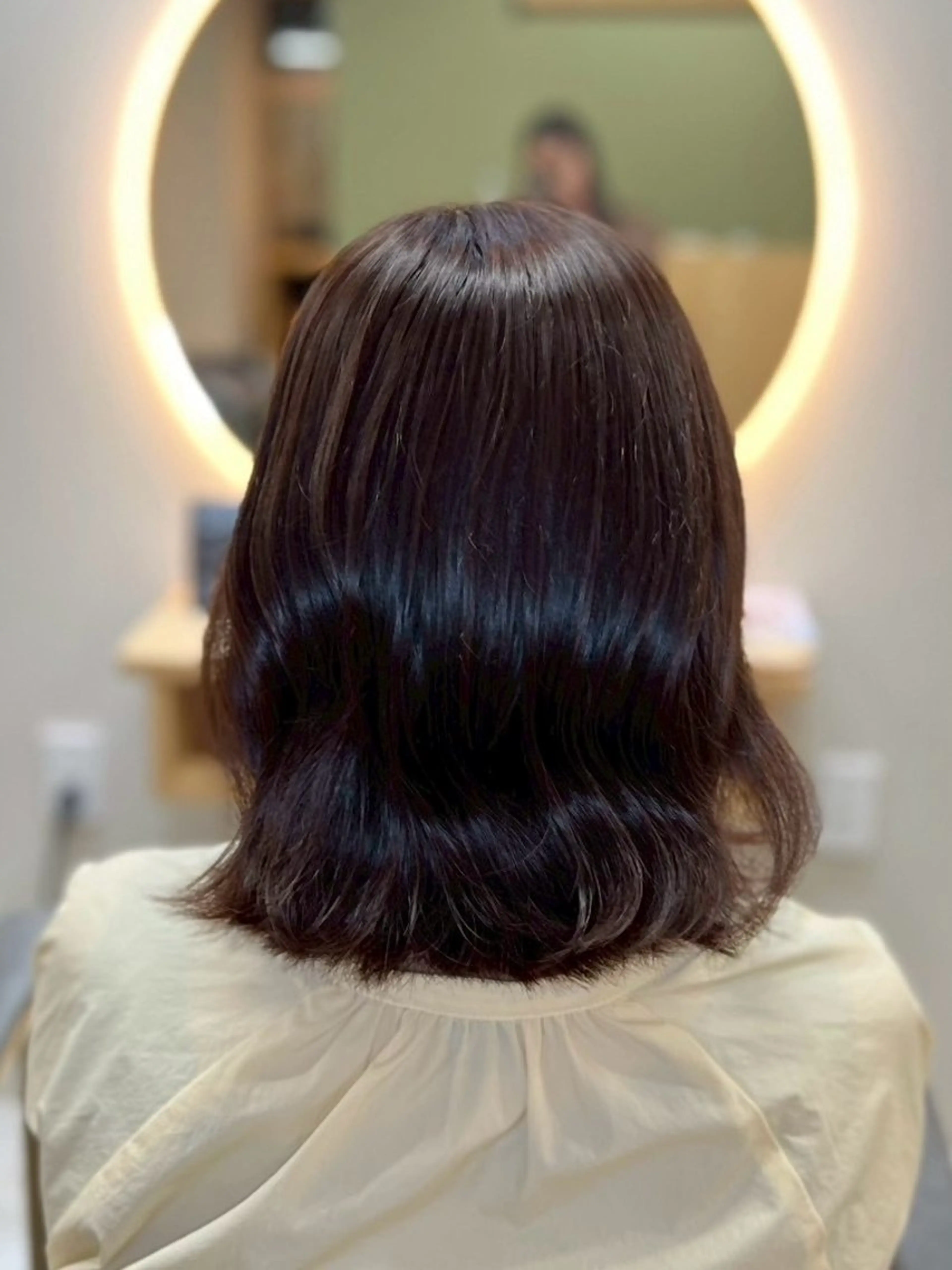 ミディアム カラー みな🫧艶カラー /似合わせカットのヘアスタイル