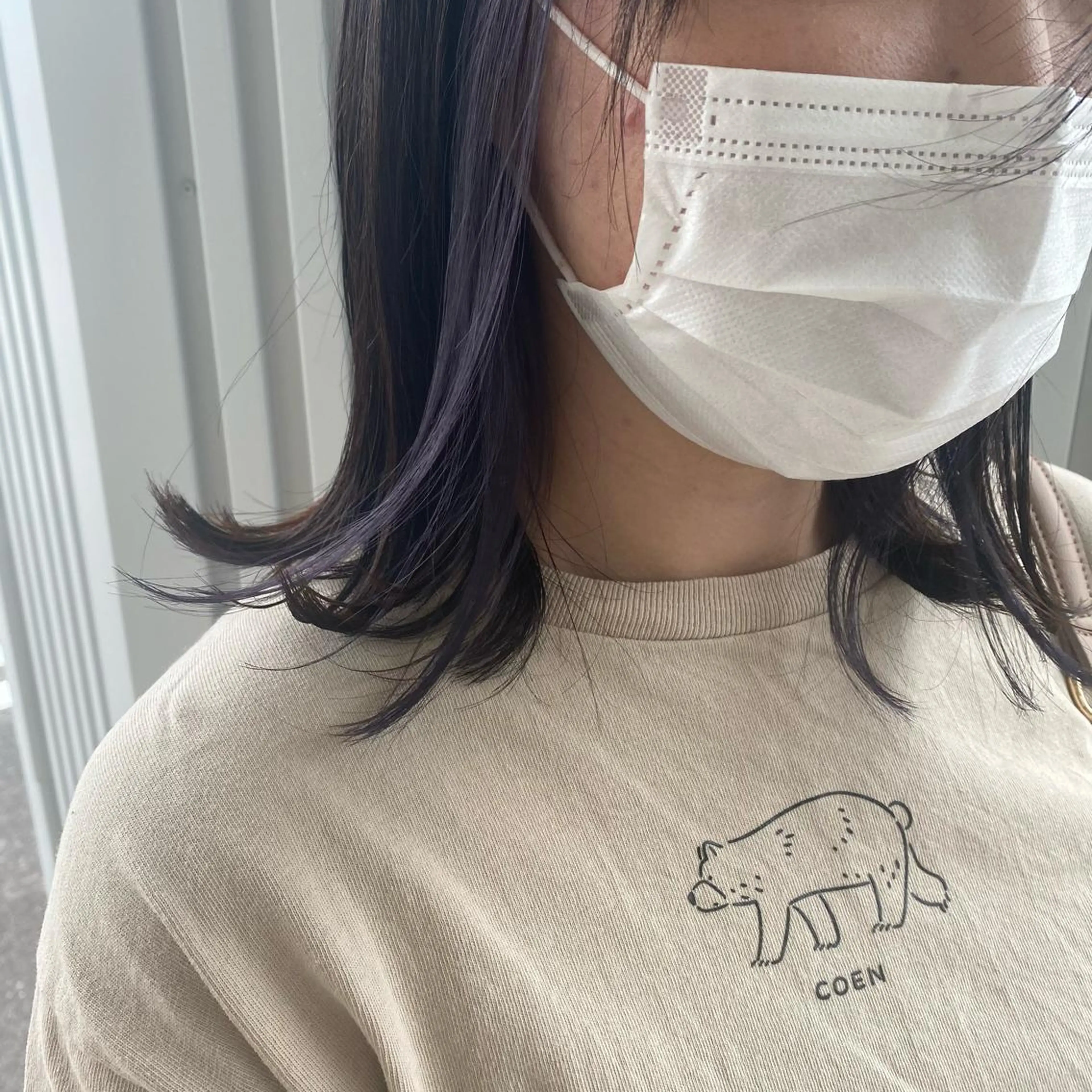 セミロング カラー 髪質改善🫧ベージュ 椙山 響のヘアスタイル