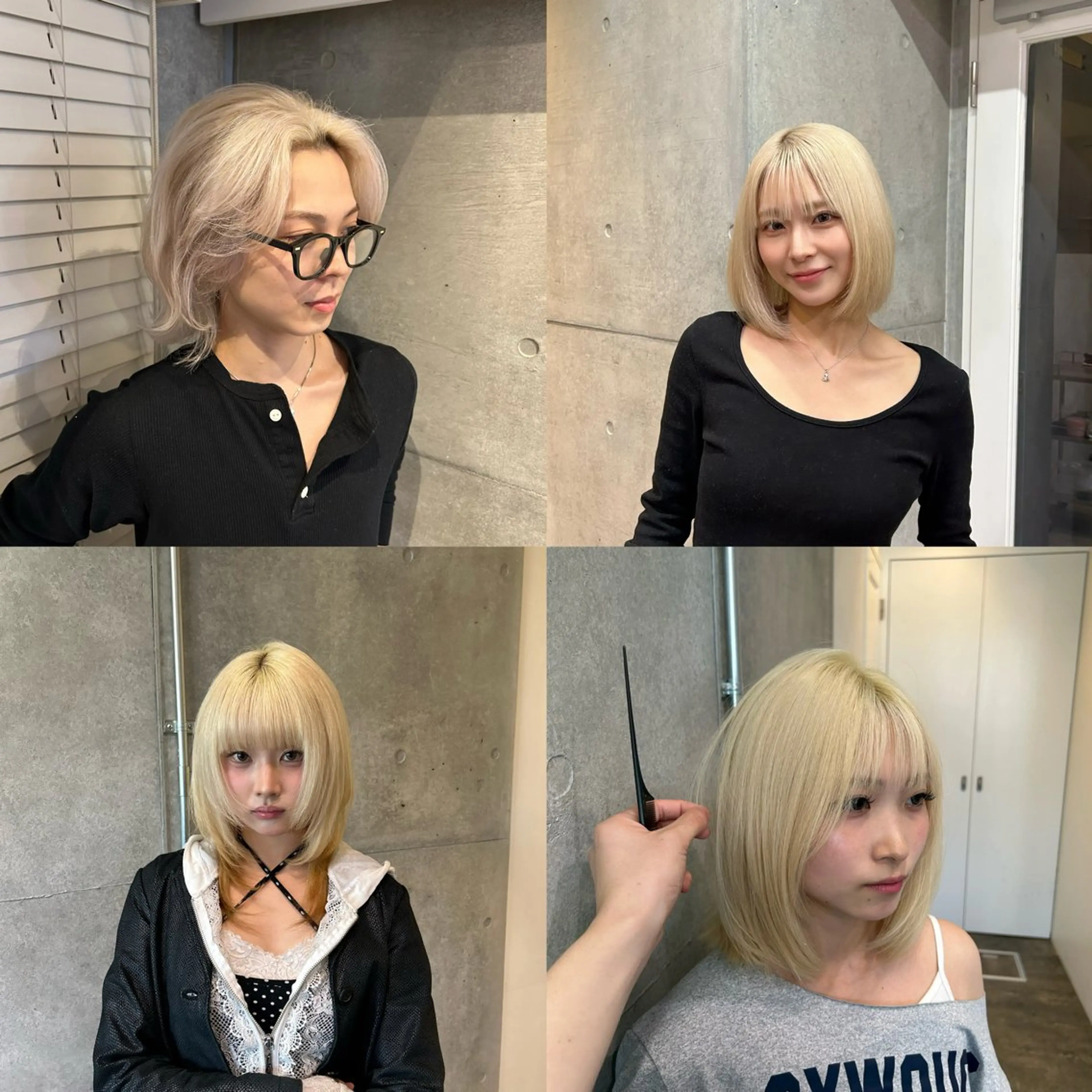 【ミニモ学割U24】1日1名様限定 ❕❕抜きっぱなしブロンド💫(リタッチのみ)+4step treatmentの写真