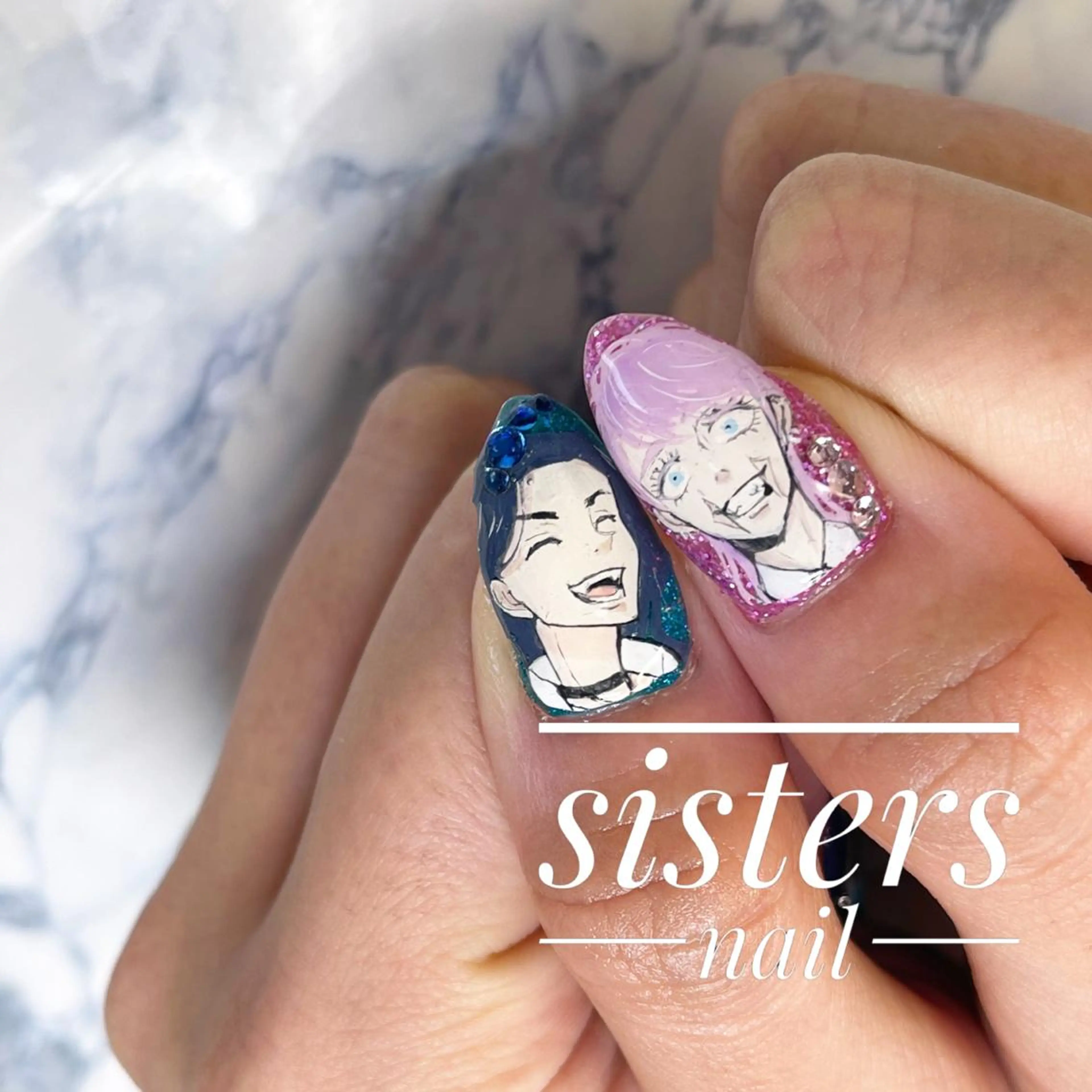 ネイル アートネイル 春ネイル sisters nail.fのネイルデザイン