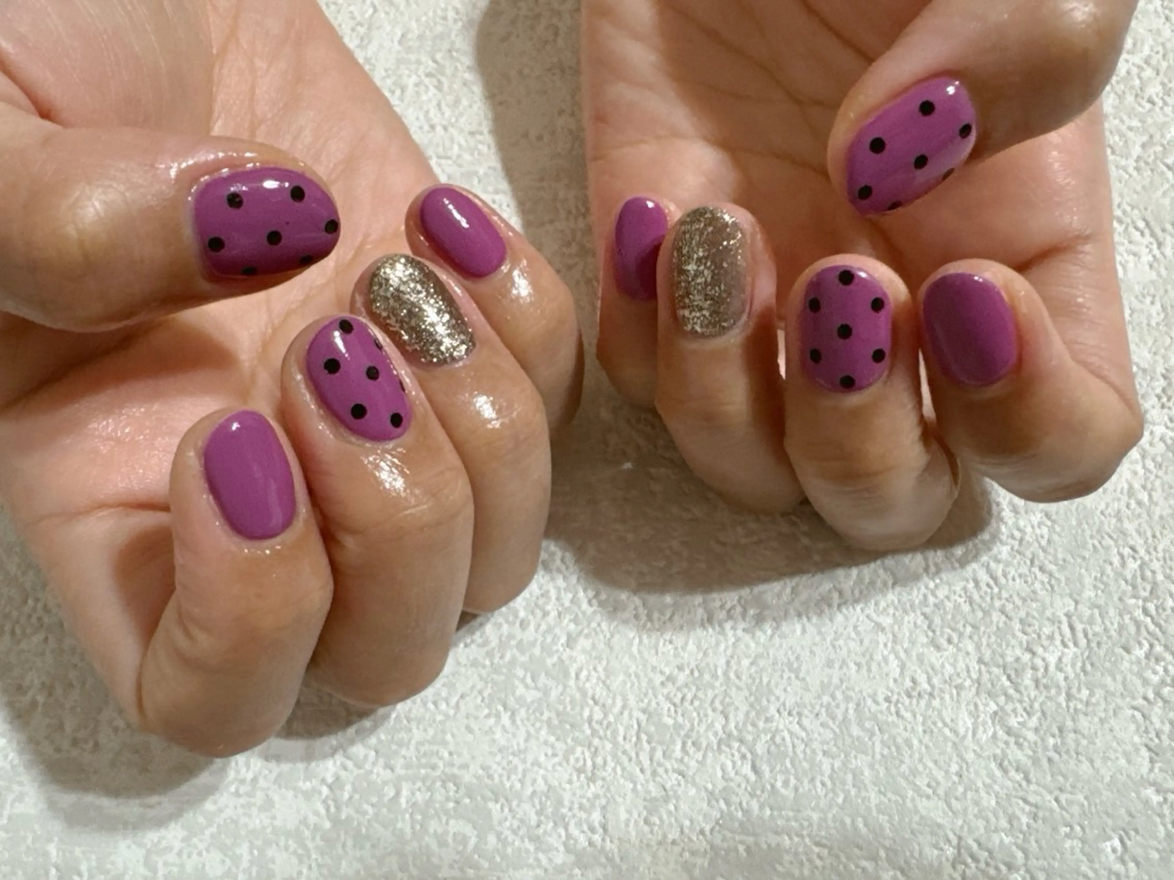 ネイル オーロラネイル ドット フットネイル フレンチネイル ジェルネイル kikinail 溝の口のネイルデザイン