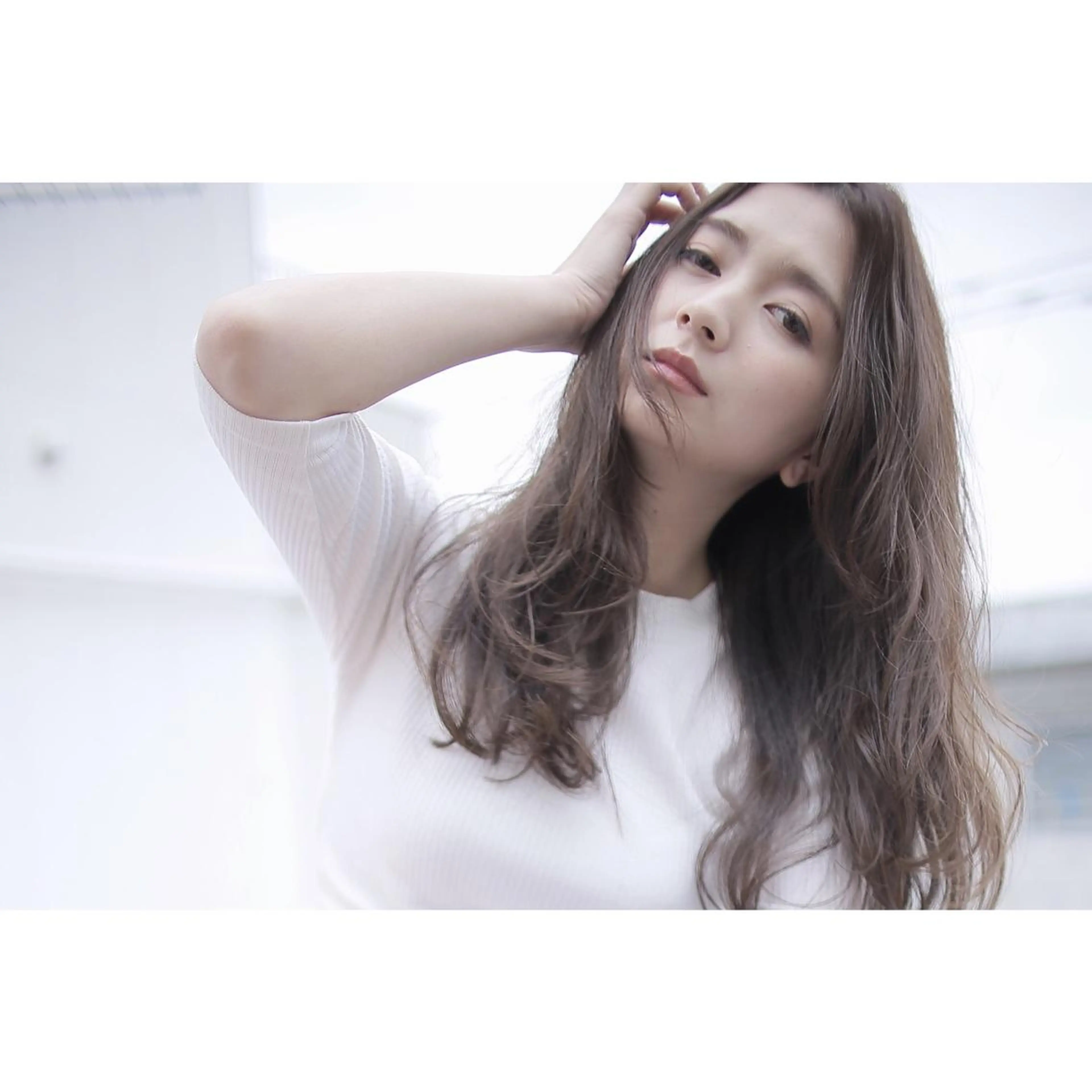 ロング カラー アディクシーカラー ヘアカラー トリートメント 坂本 裕介/パーマのヘアスタイル