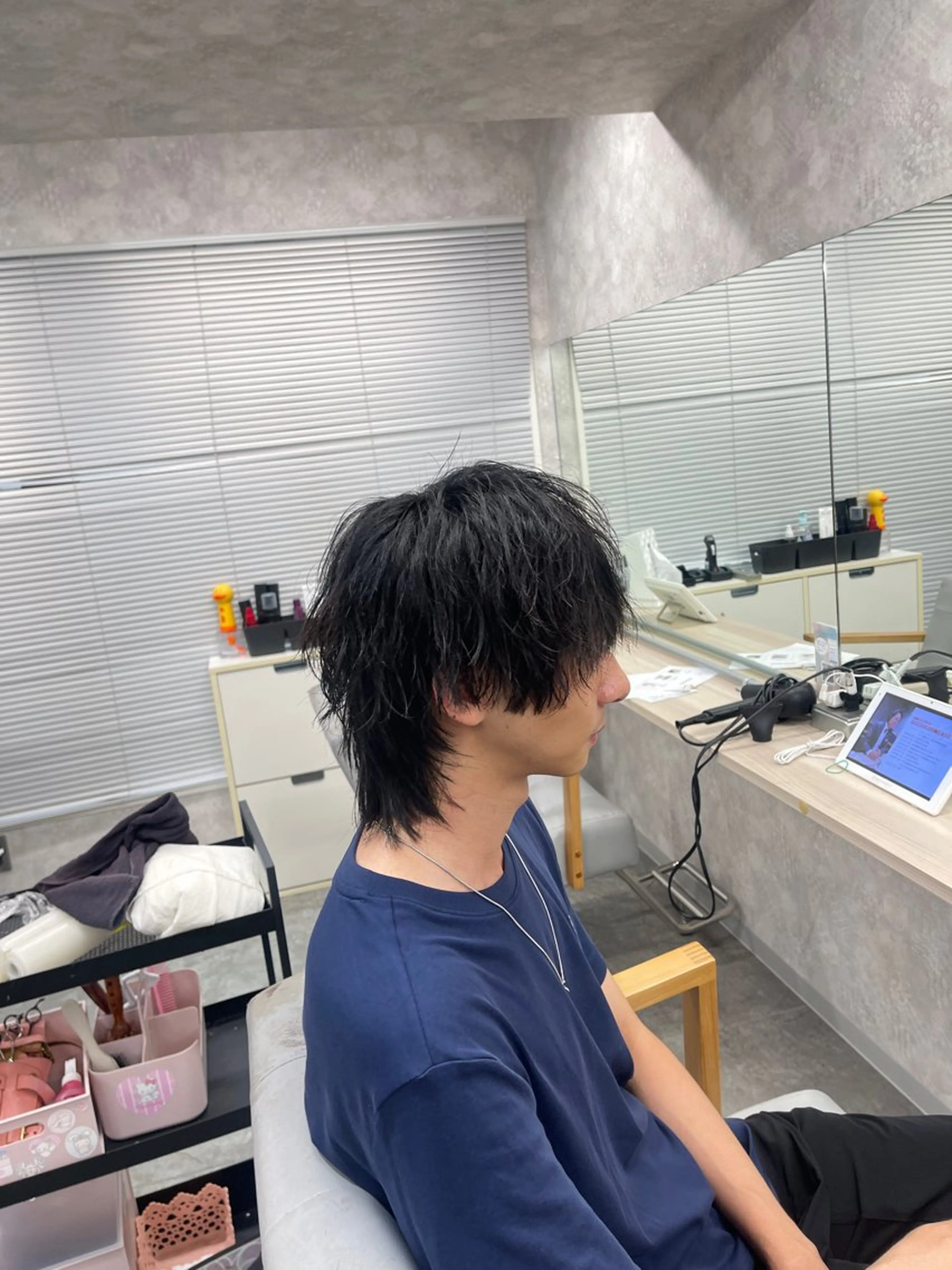 ヘアアレンジ メンズパーマ専門 /縦落ち/渋谷駅近のヘアスタイル