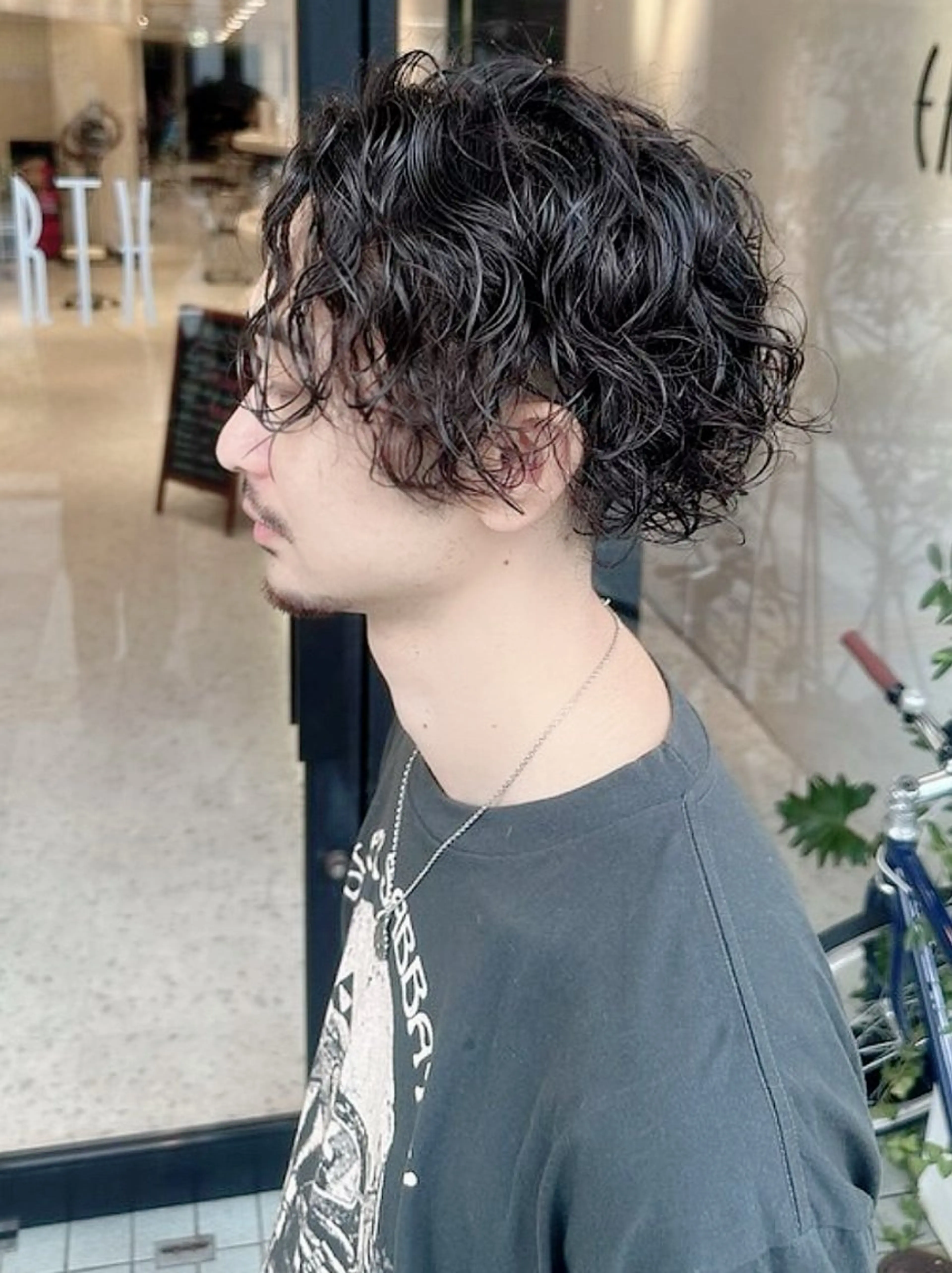 ✨当日限定価格✂️ メンズカット+スパイラルパーマ+前処理トリートメントモデルの写真