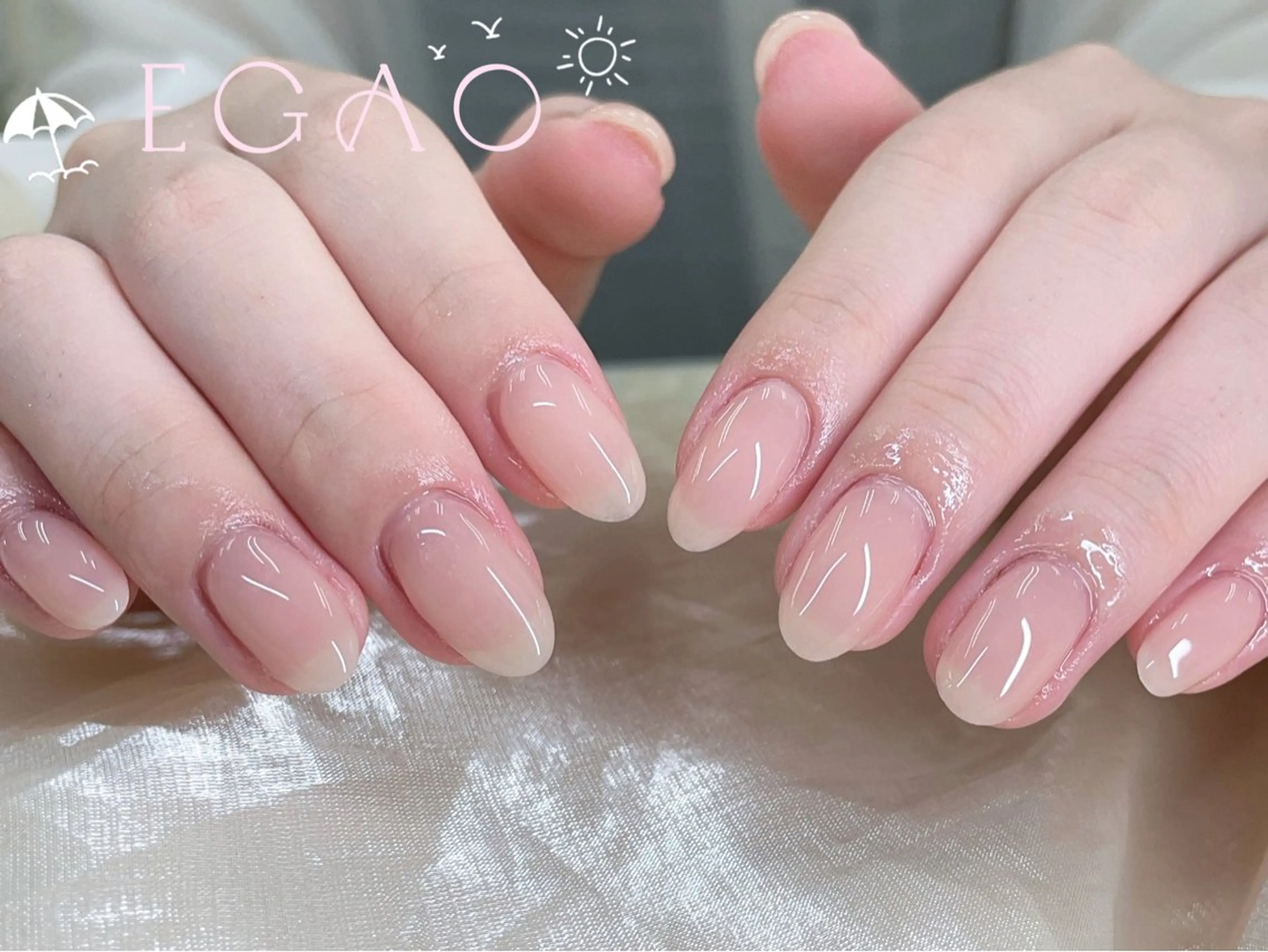 ネイル アートネイル フットネイル フレンチネイル ジェルネイル グラデーション ハンドネイル Egao Nail錦糸町店のネイルデザイン