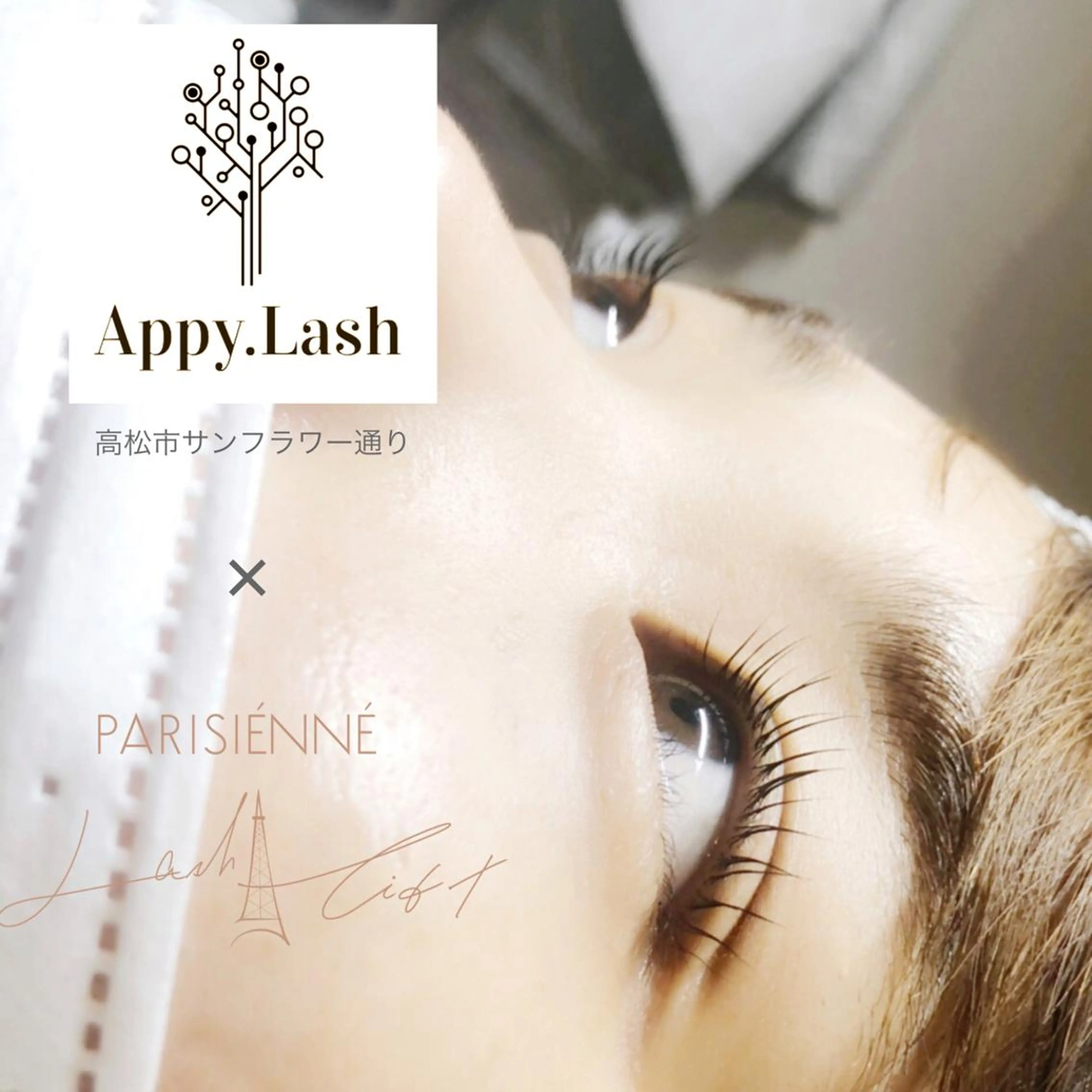 マツエク・マツパ フラットラッシュ パリジェンヌラッシュリフト ボリュームラッシュ まつげと眉の専門店 Appy.Lashのマツエク・マツパデザイン