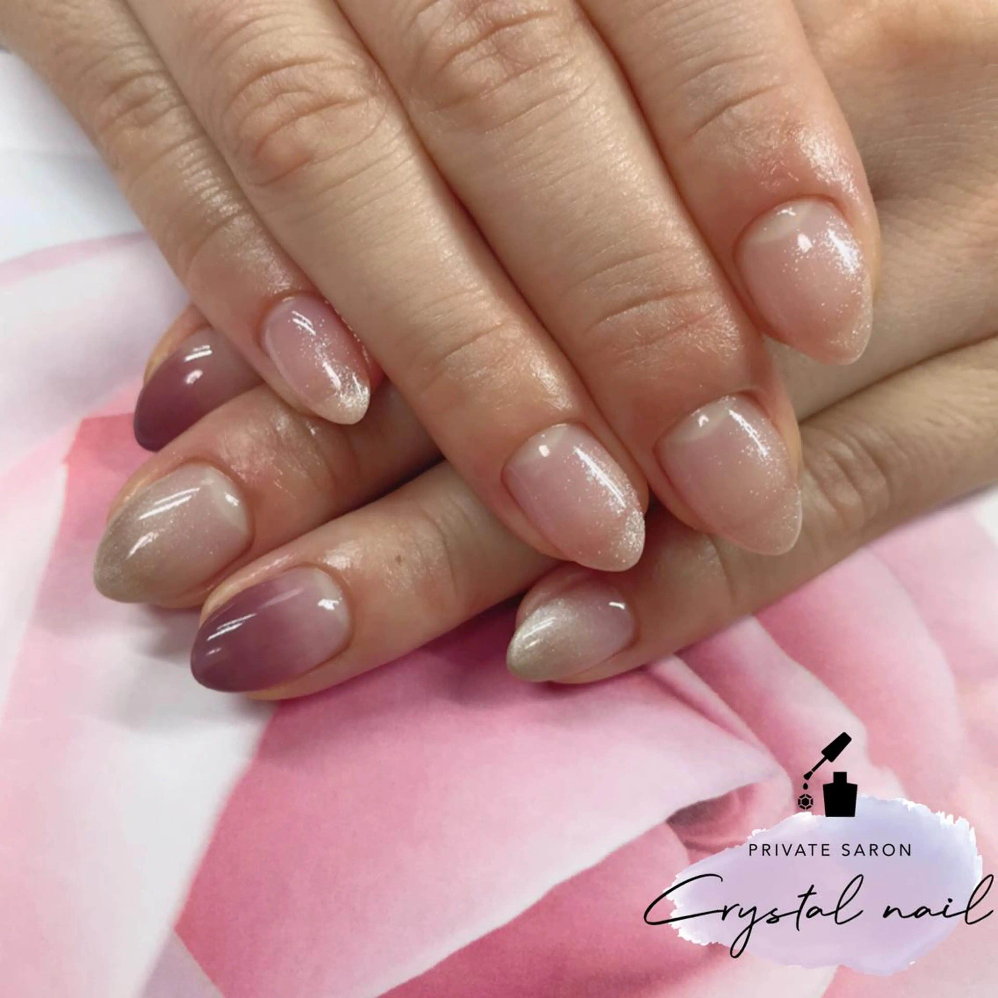 ネイル グラデーション ハンドネイル SCENERY NAILのネイルデザイン