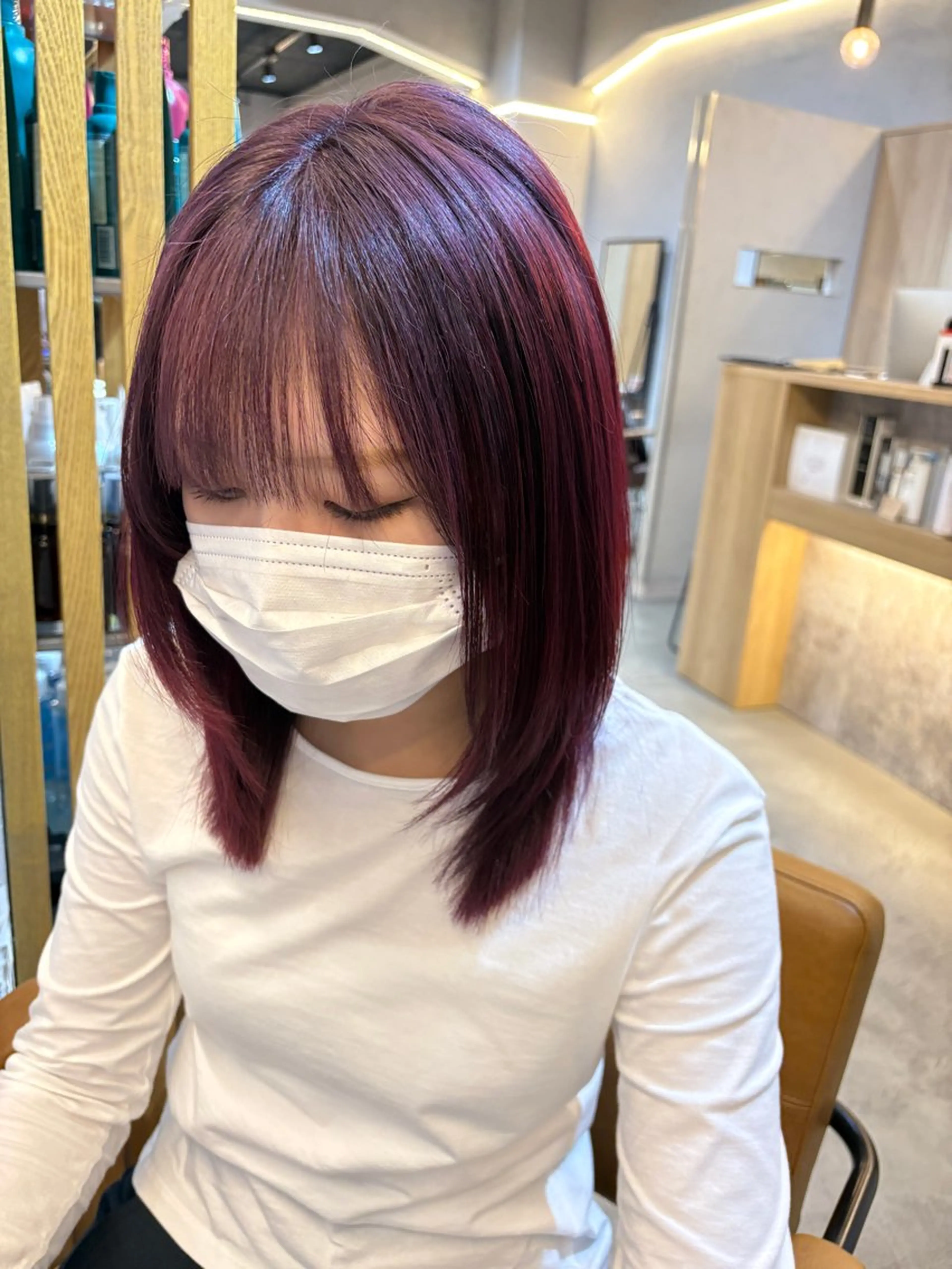 ミディアム ヘアカラー 似合わせ🌿 AYAKAのヘアスタイル