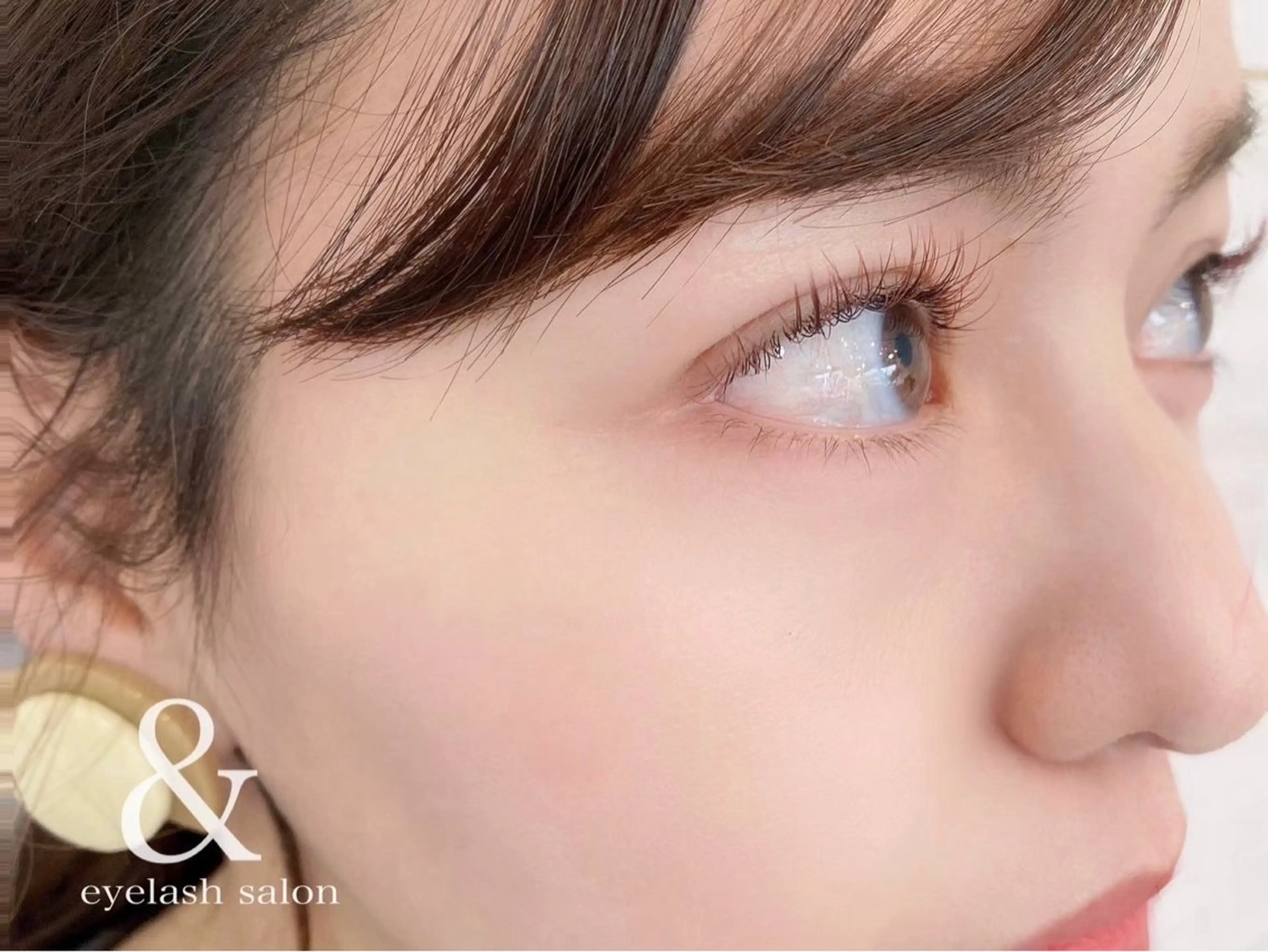 ＜オフ無しフラットラッシュ80本） ブラウン系カラーに変更可能：カラー変更＋550円～の写真