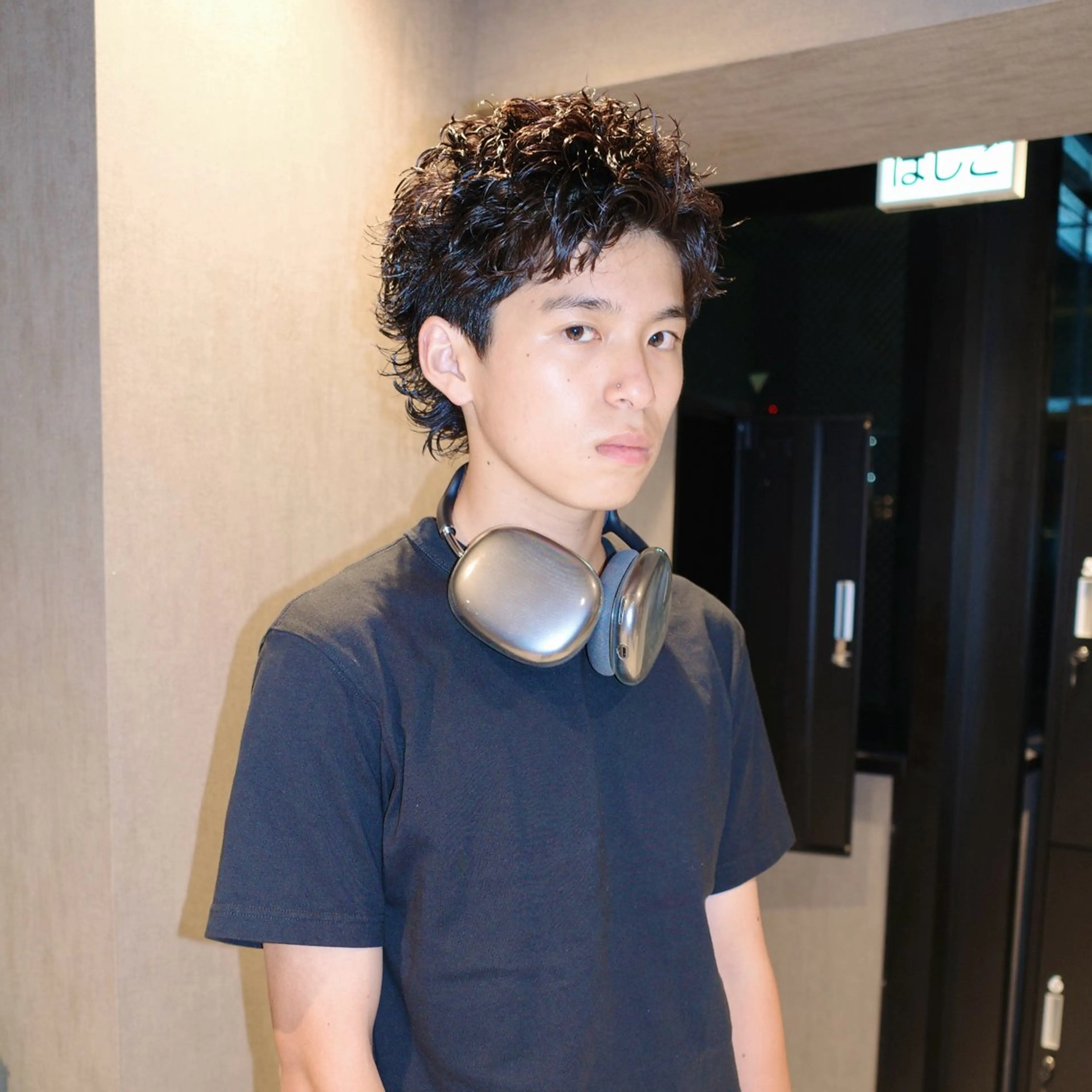 メンズ メンズパーマ カット パーマ ヨシカワ タツキのヘアスタイル