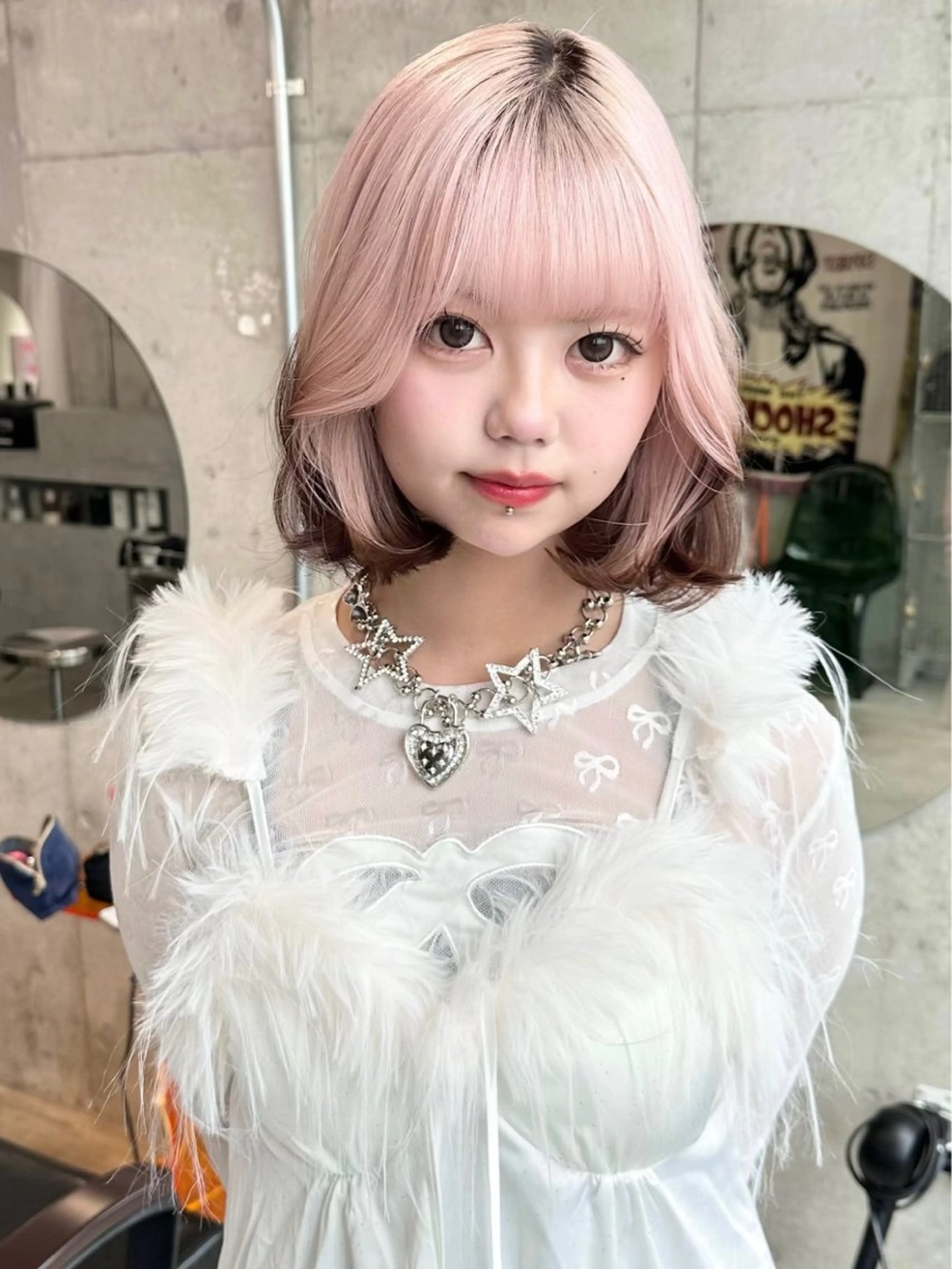 ショート ☪️個性派ハイトーン coco🍀︎✨のヘアスタイル
