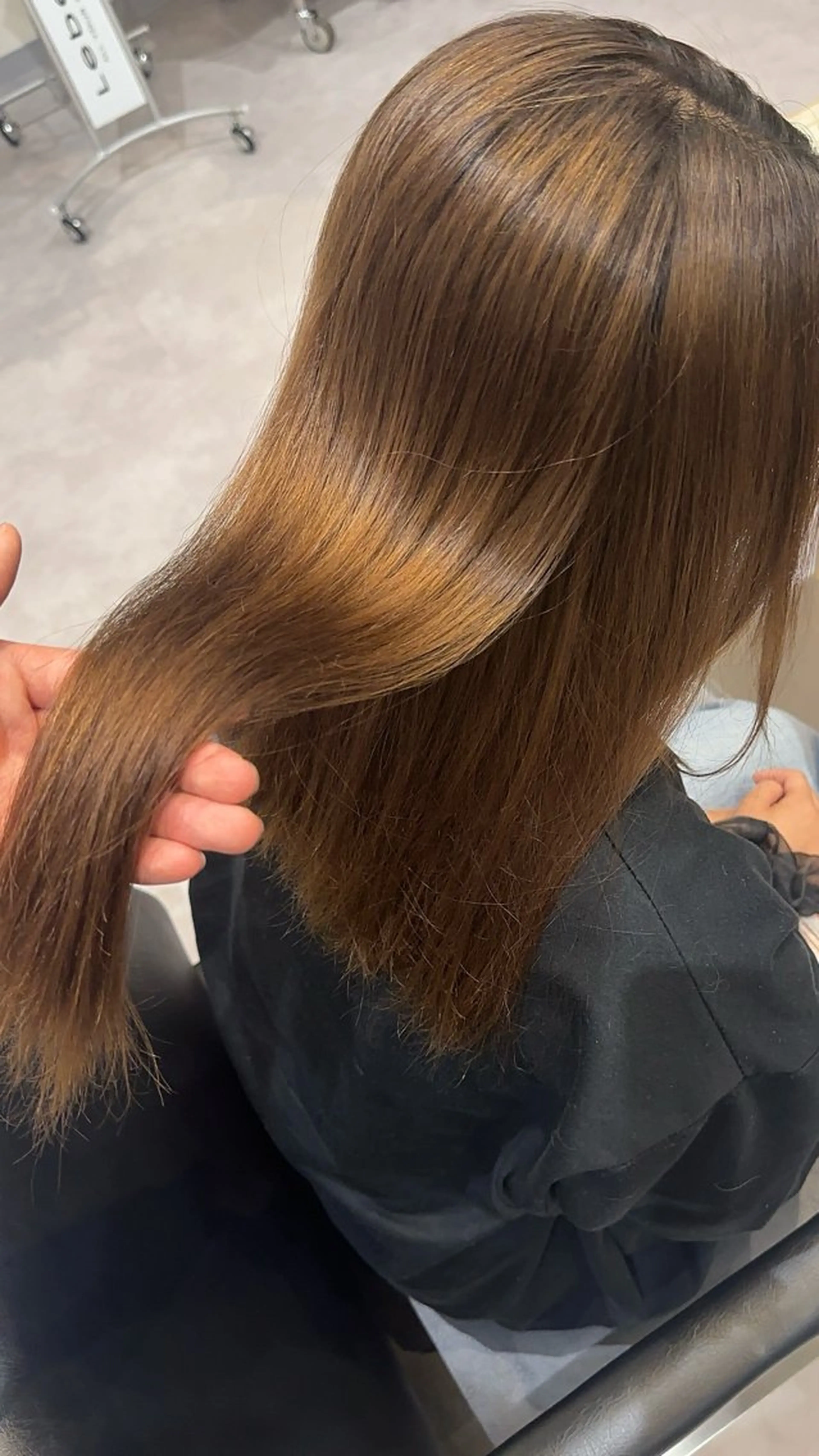 ミディアム 縮毛矯正 癖毛改善縮毛矯正 /中山なかやまのヘアスタイル