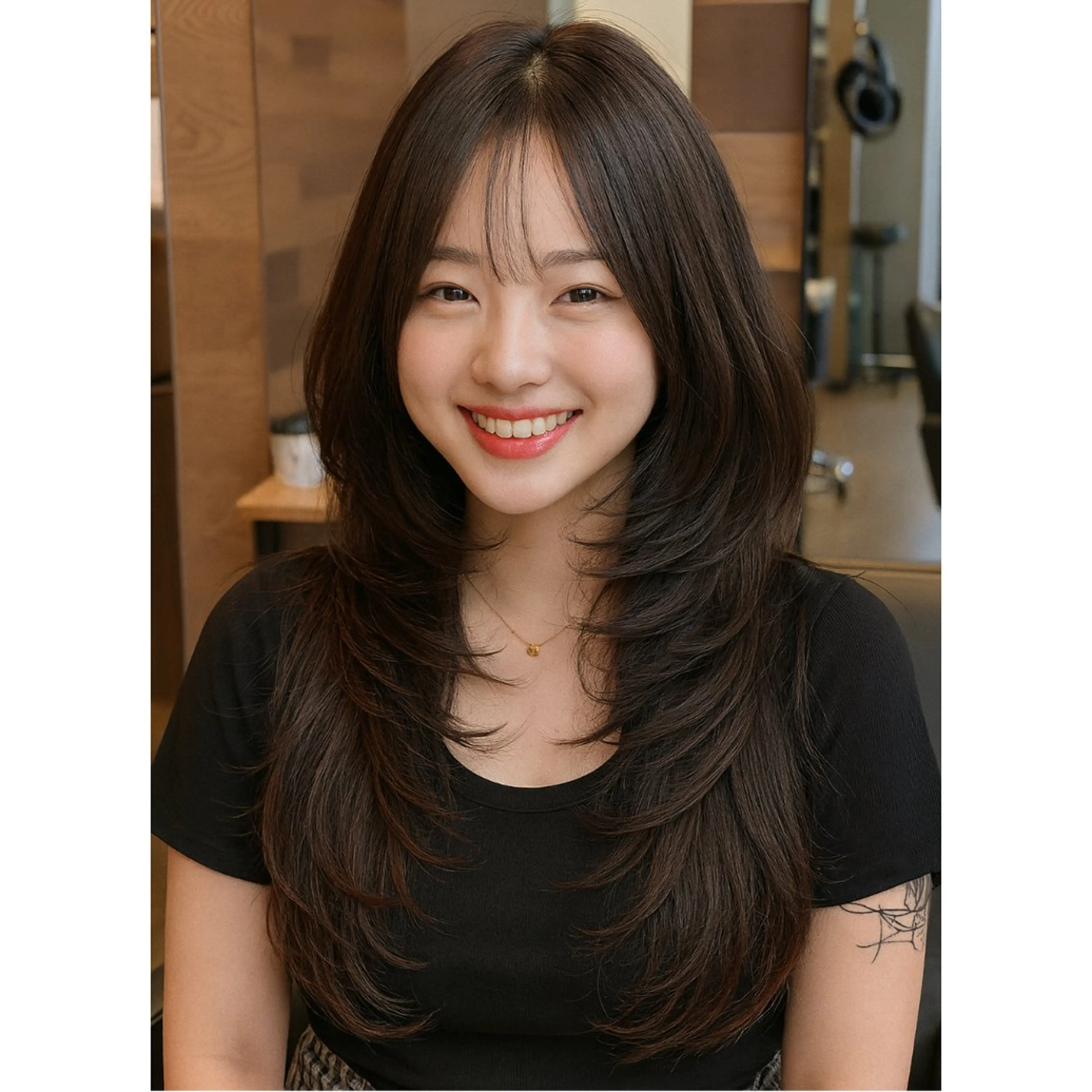 ロング 髪質改善×レイヤー 中村洋介のヘアスタイル